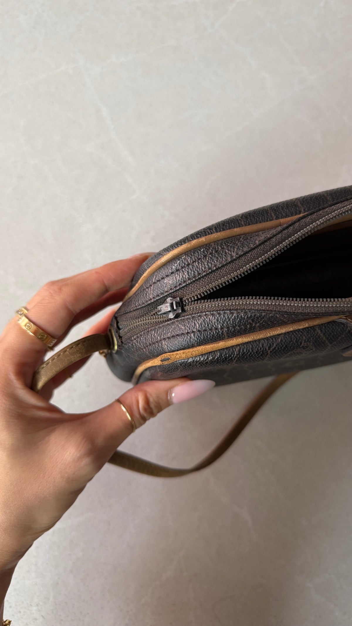 Authentic Vintage Dior Upcycle Purse with Shoulder Strap