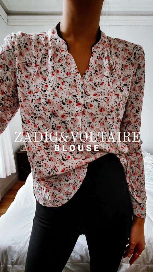 Authentic Zadig & Voltaire floral blouse