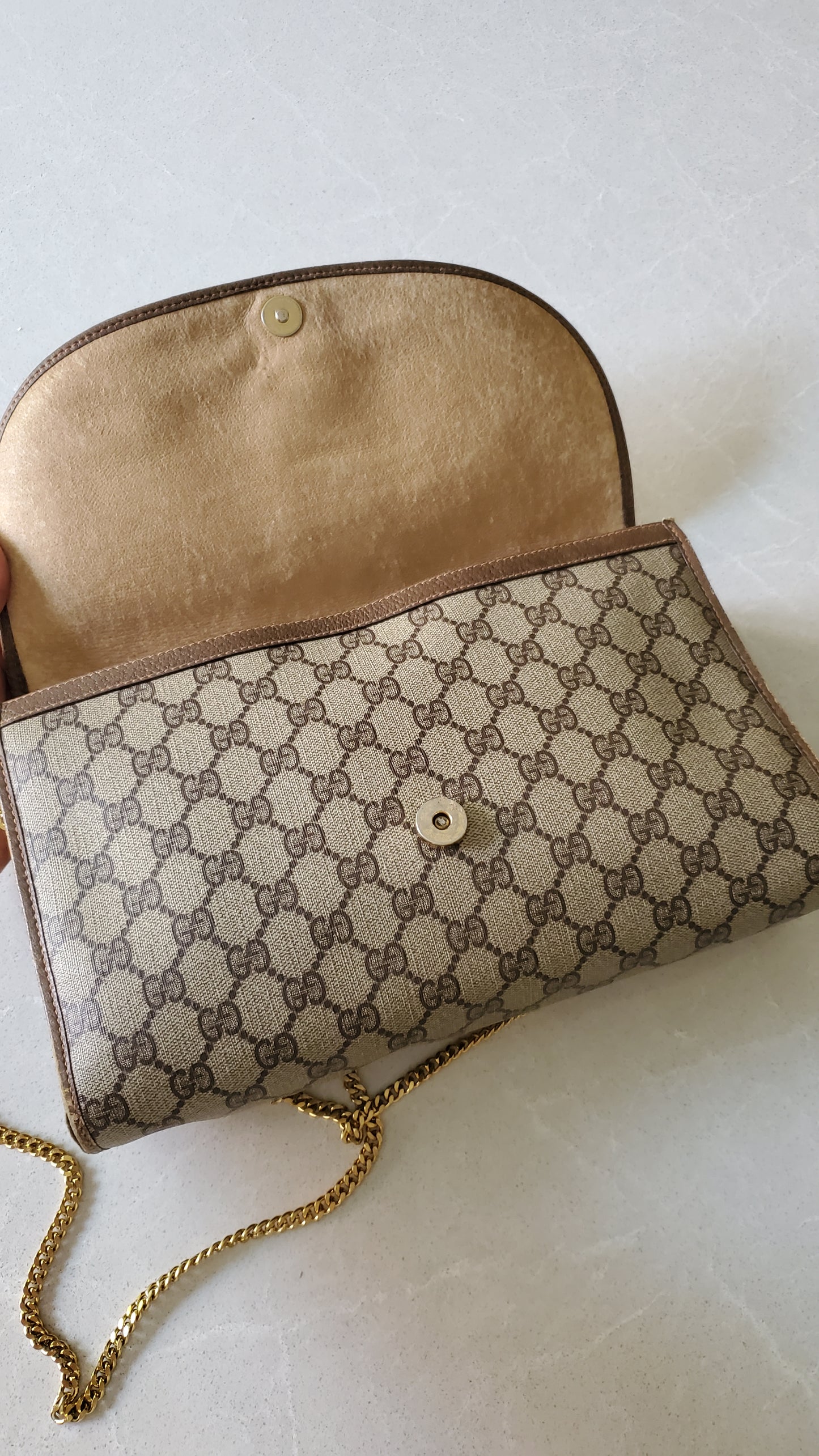 Authentic Vintage Gucci Upcycle Purse on Chains