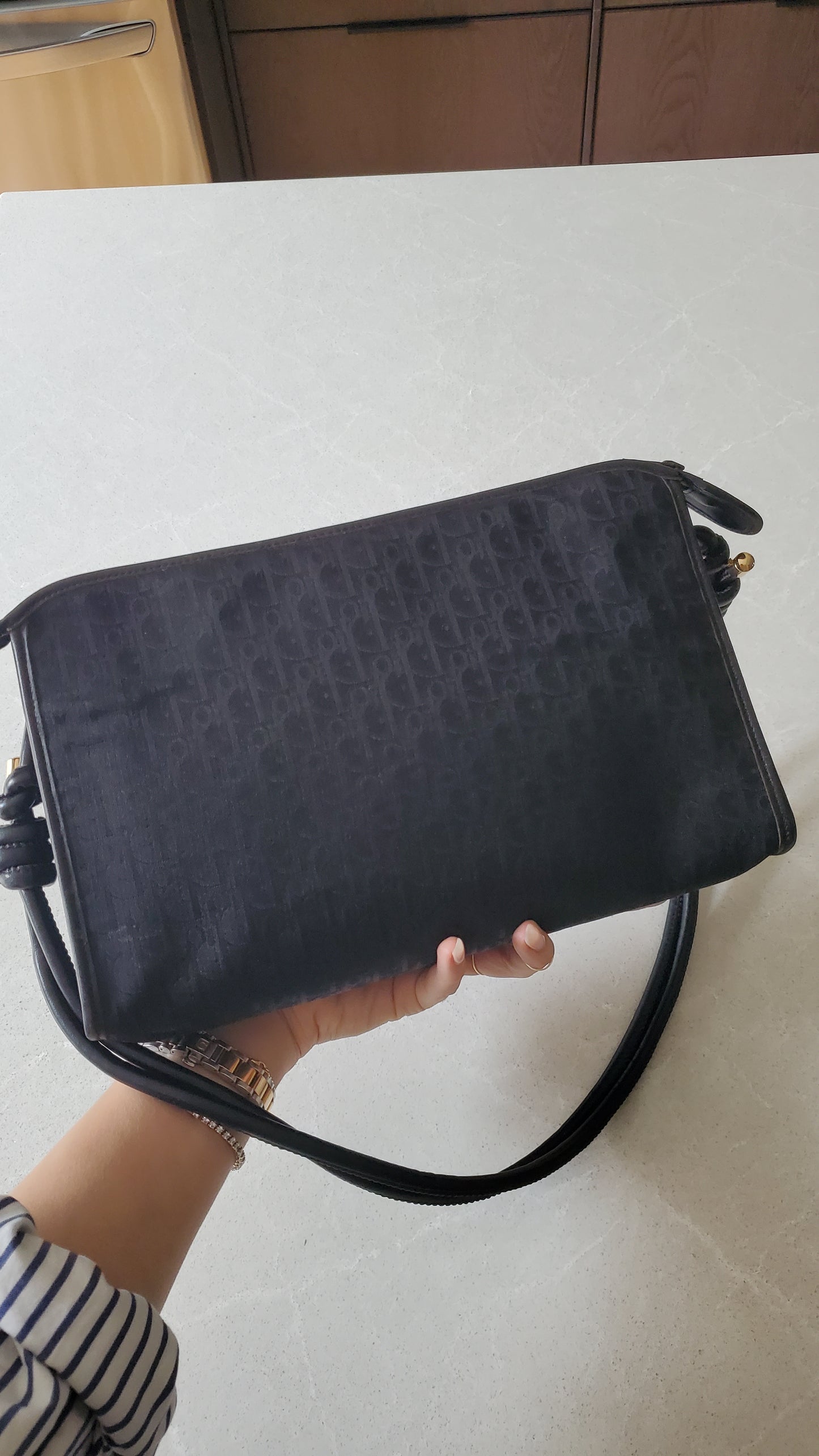 Authentic Vintage Dior Black Purse on Strap