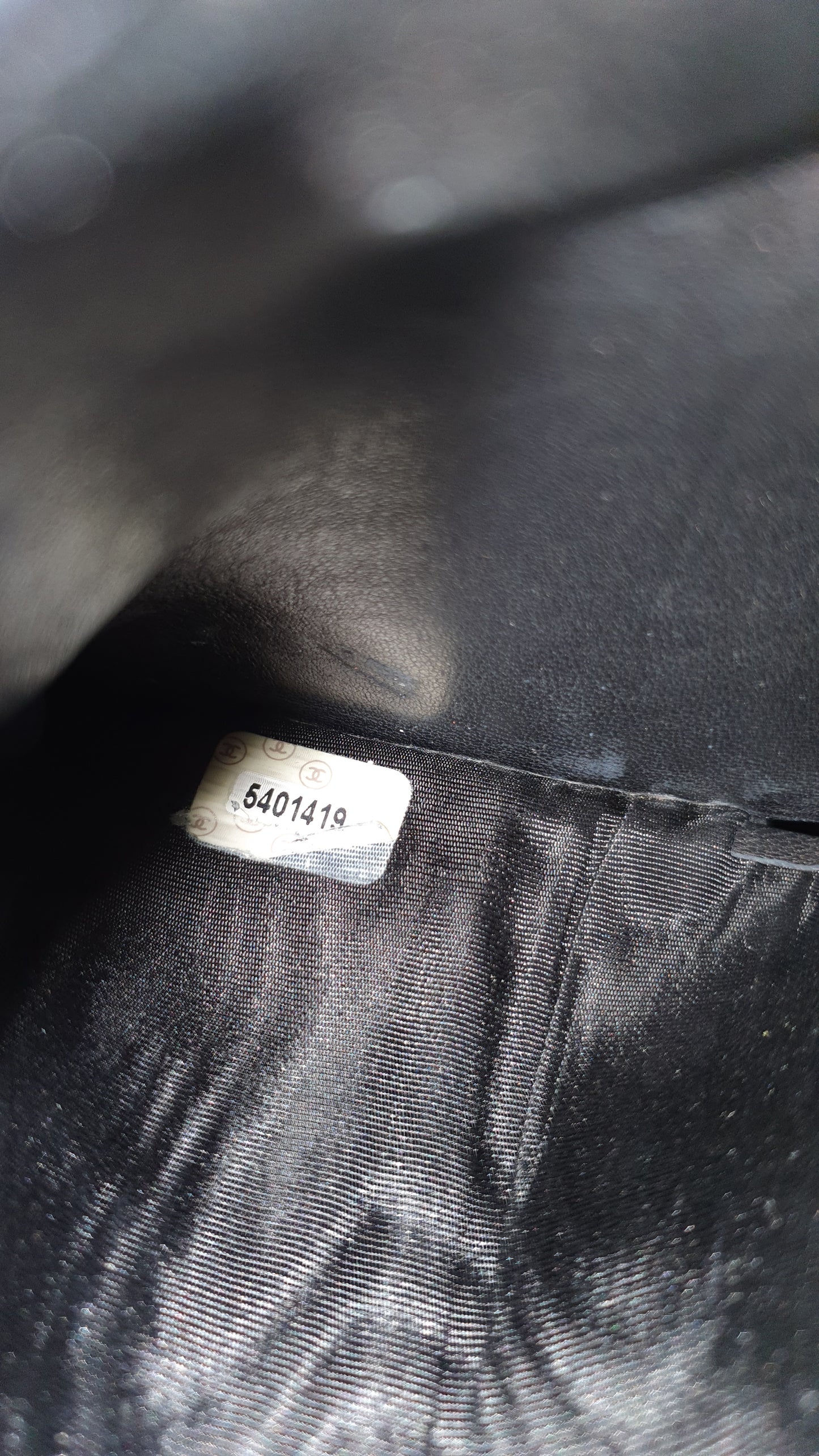 Authentic Chanel Upcycle Small Black Wallet with Strap & Chain