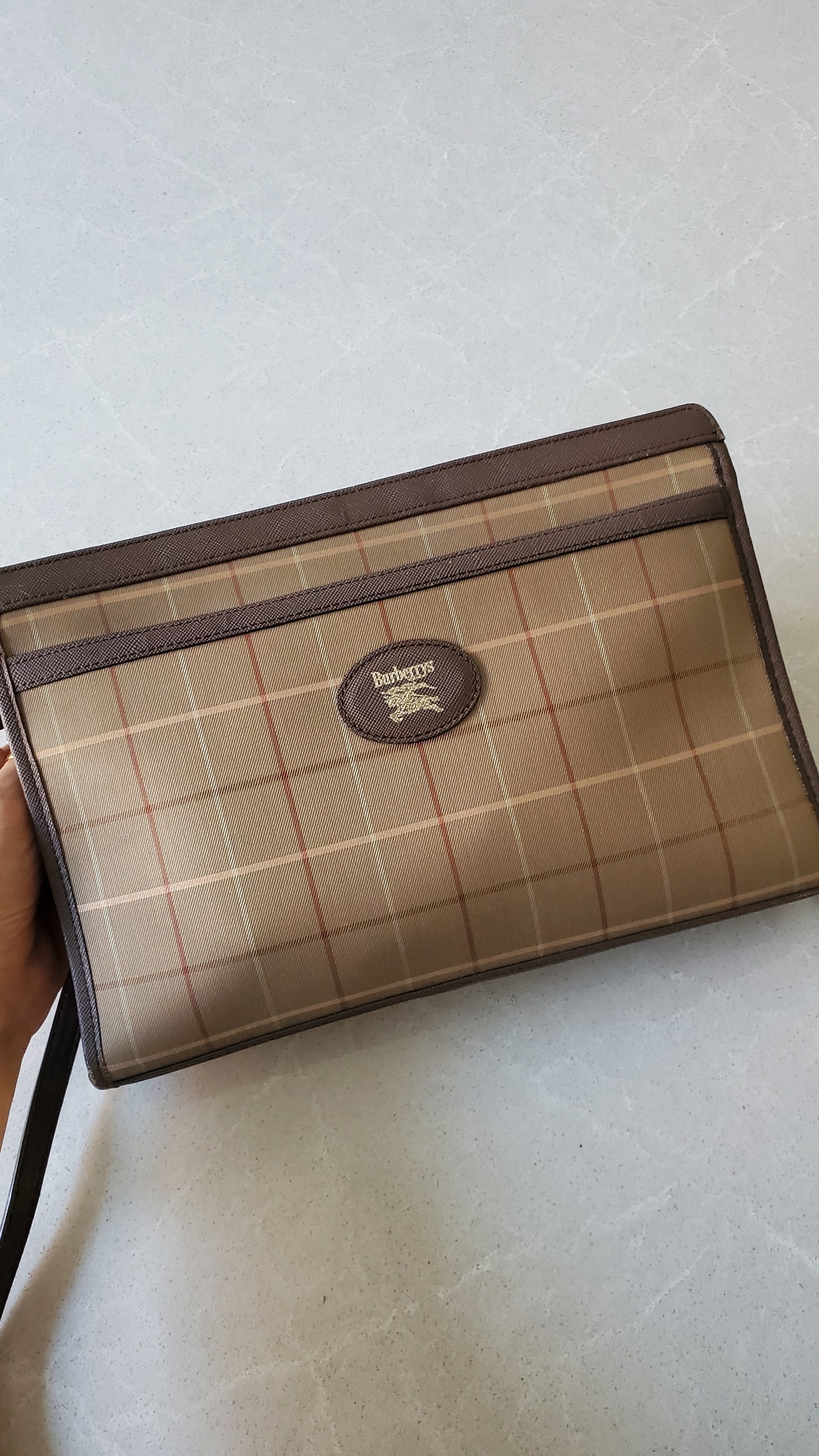 Authentic Burberry Upcycle Purse on Strap