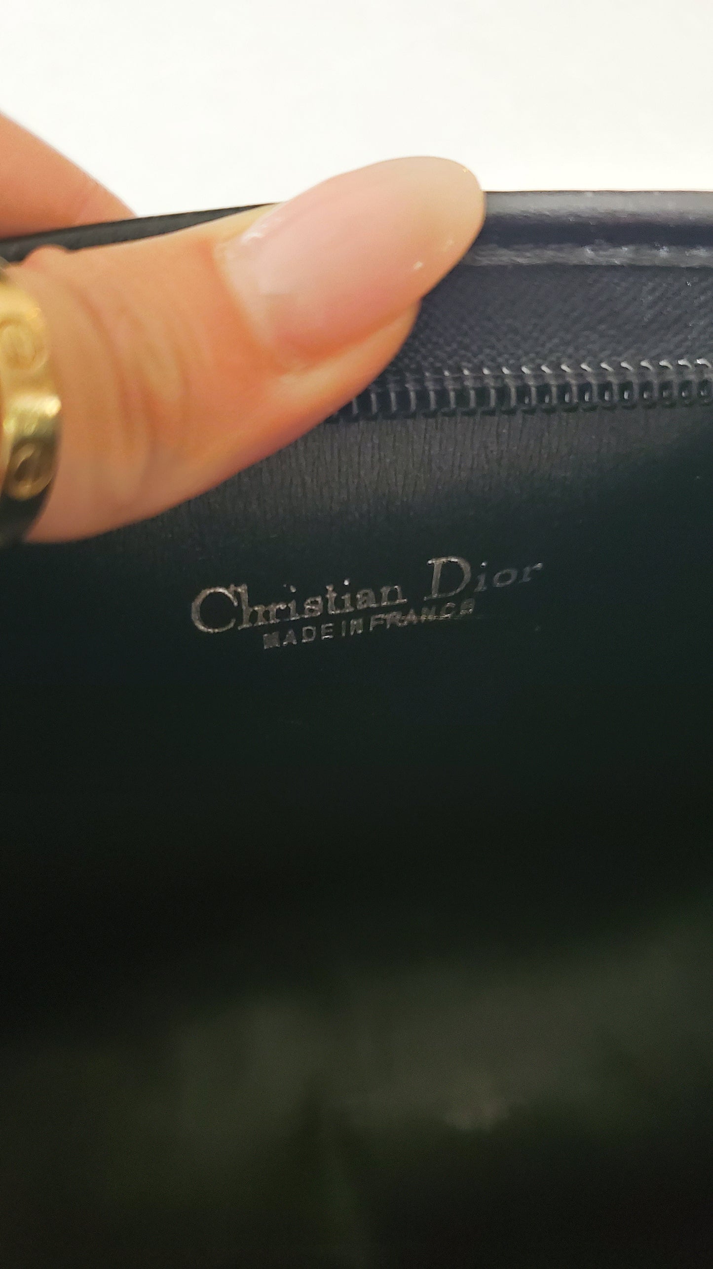 Authentic Vintage Dior Black Purse on Strap
