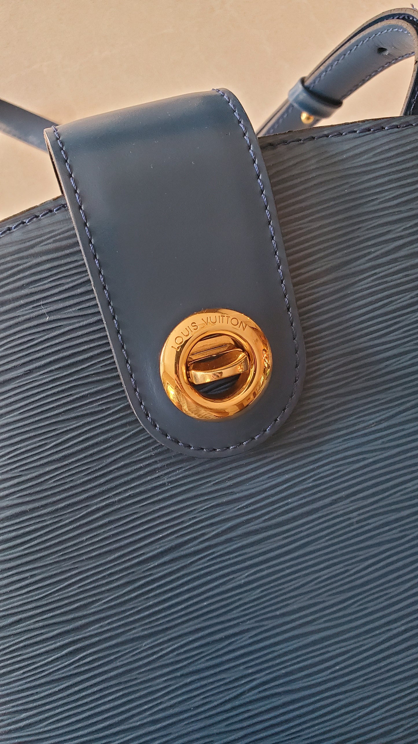 Authentic Vintage Louis Vuitton Blue Epi Bag