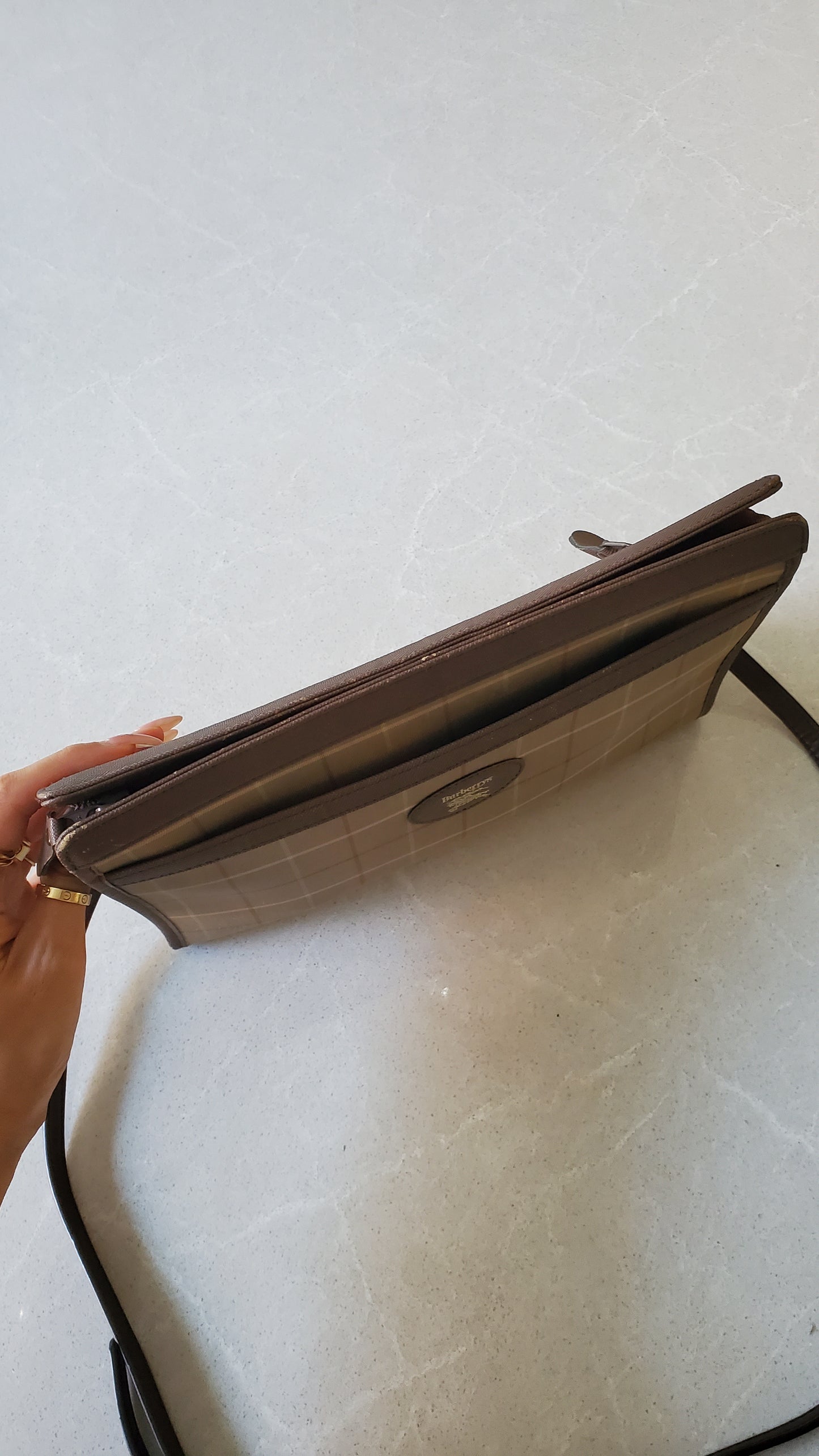 Authentic Burberry Upcycle Purse on Strap