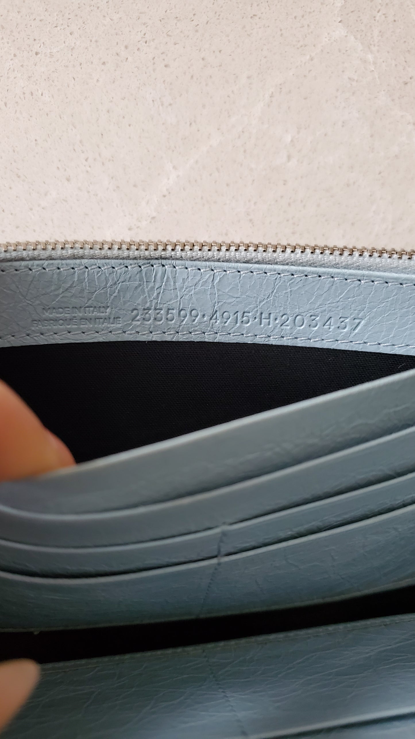 Authentic Balenciaga Upcycle Wallet on Chain