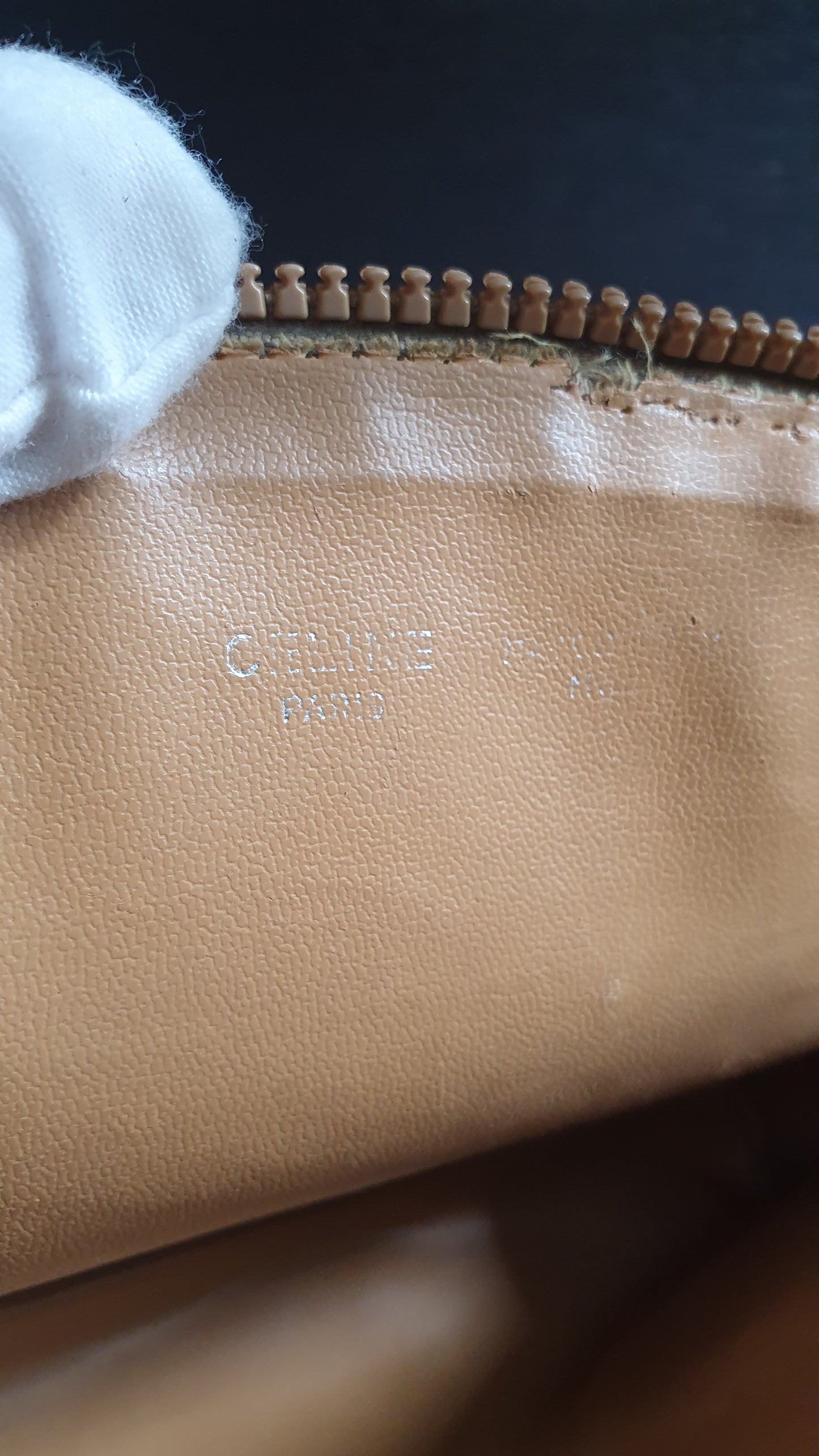 Authentic Vintage Celine Upcycle Purse with Two Handles