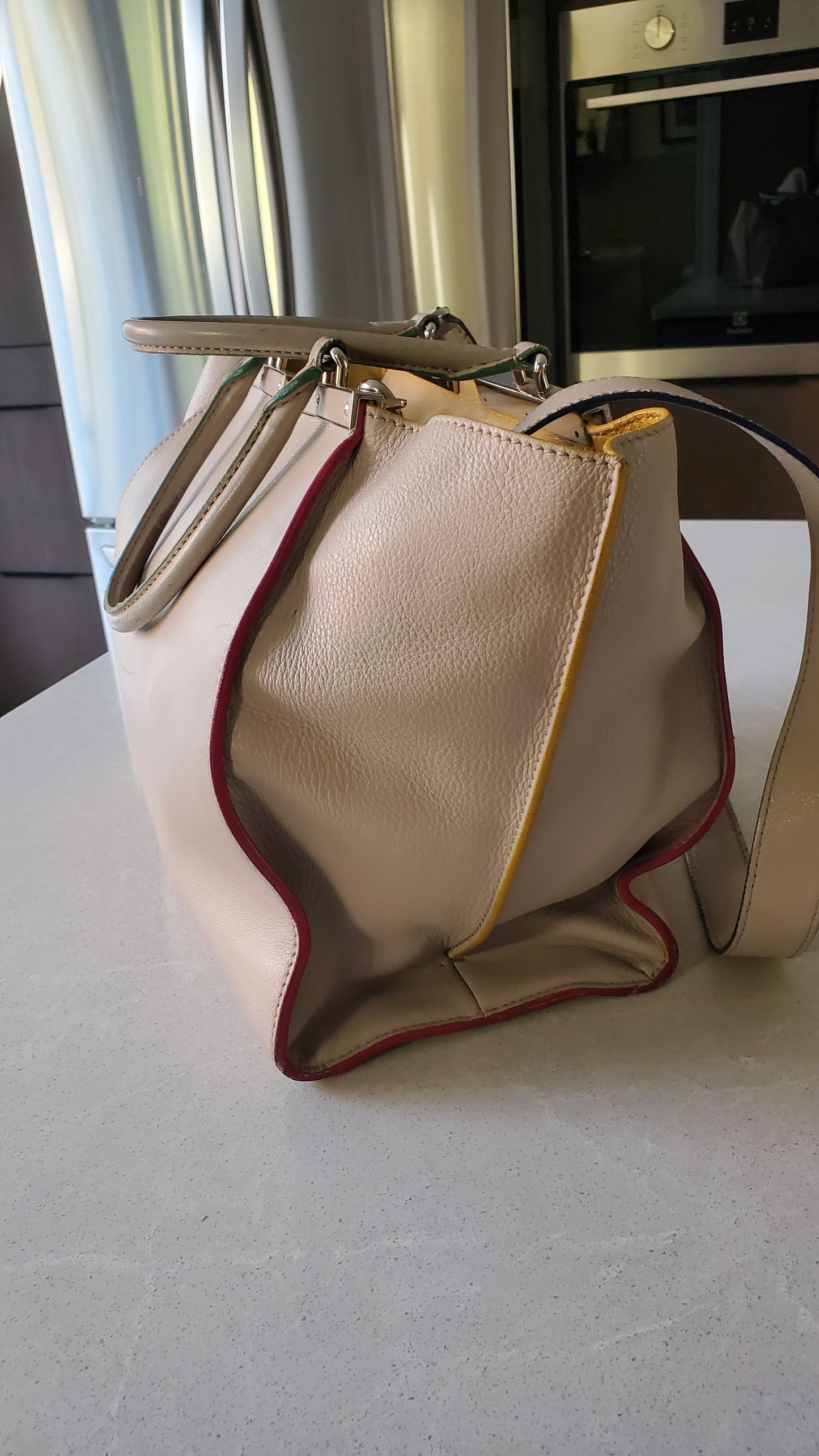 Authentic Fendi Large Leather Bag