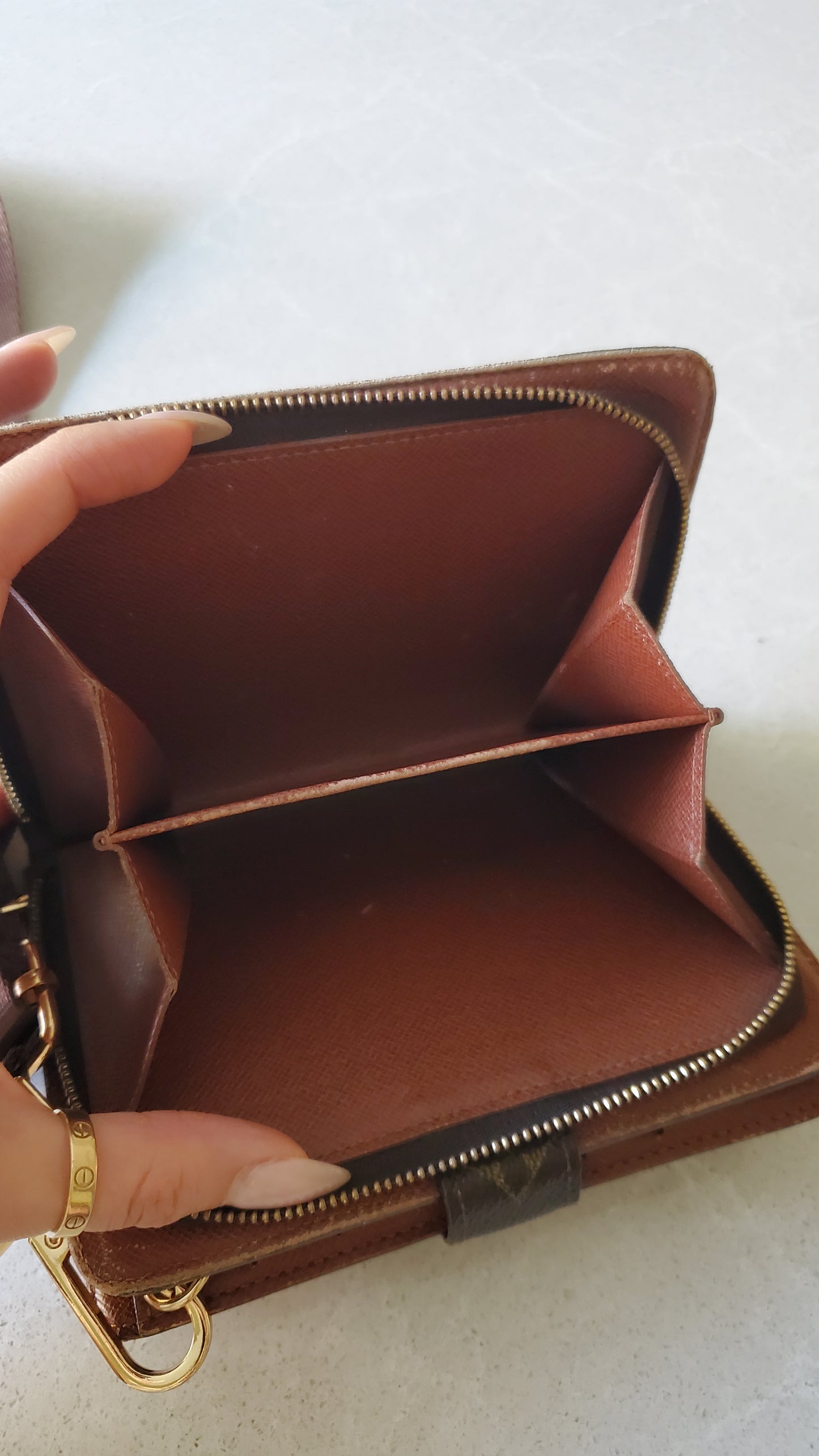 Authentic Vintage Louis Vuitton Upcycle Small Wallet on Strap