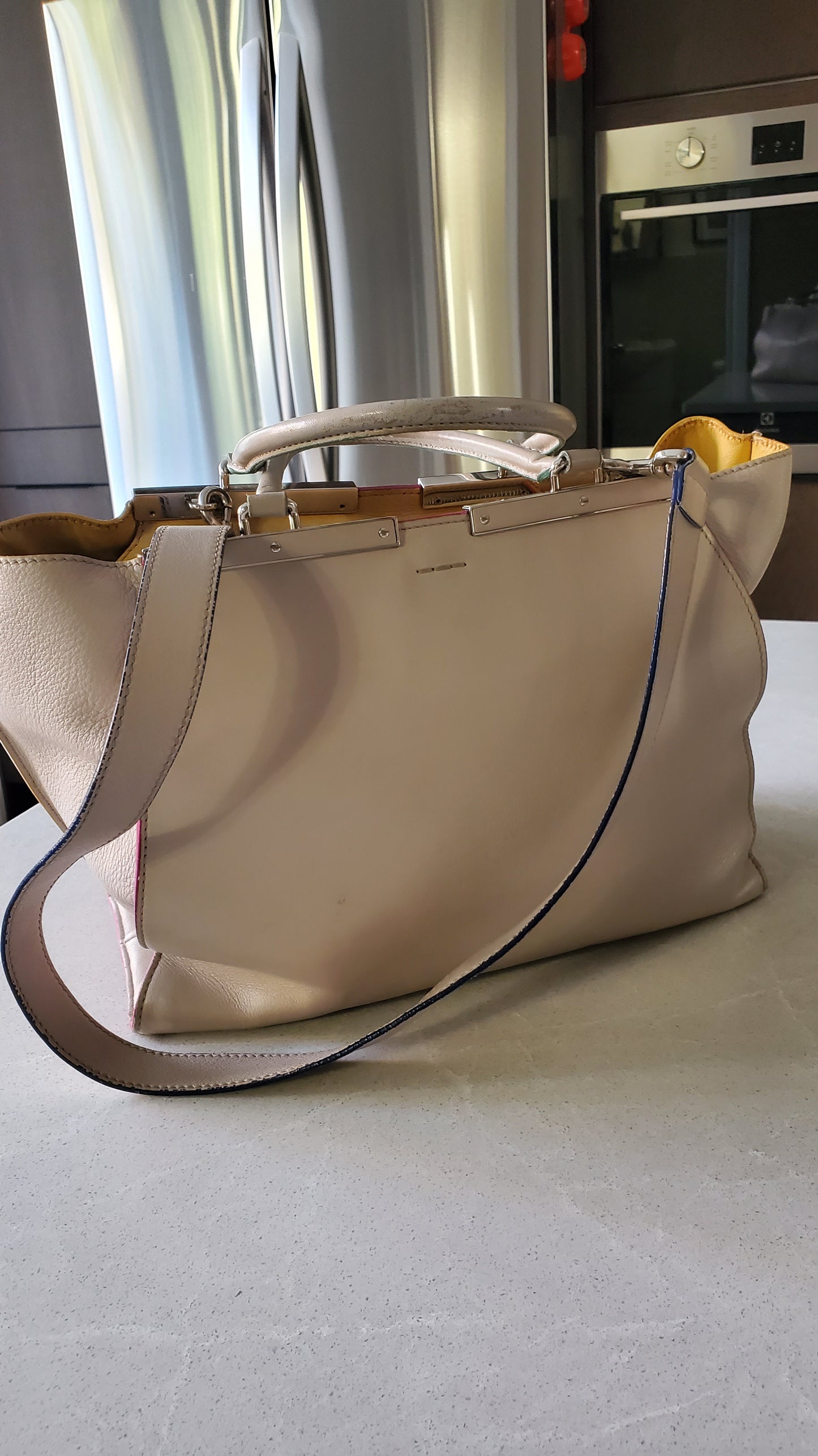 Authentic Fendi Large Leather Bag