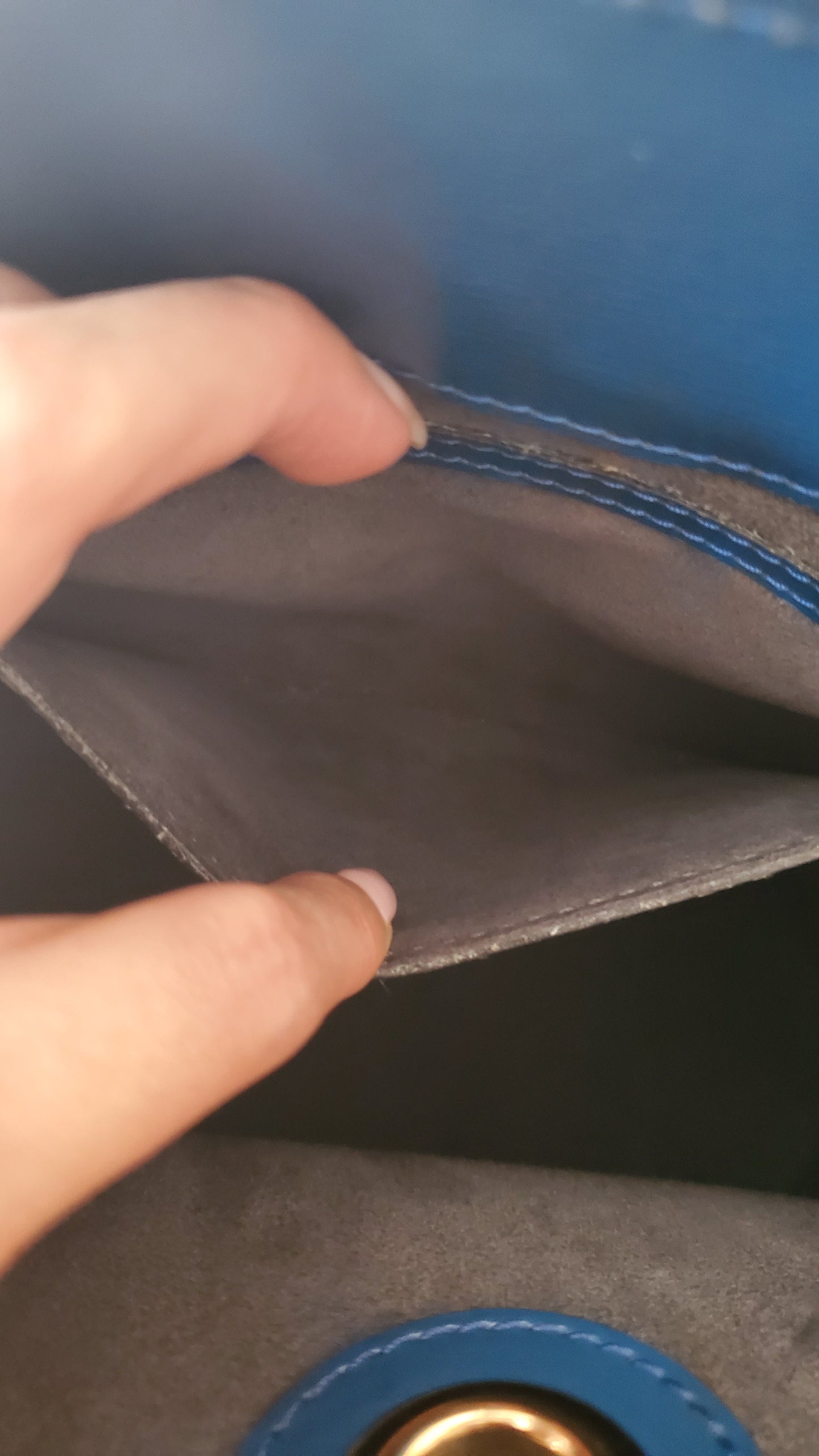 Authentic Vintage Louis Vuitton Blue Epi Bag