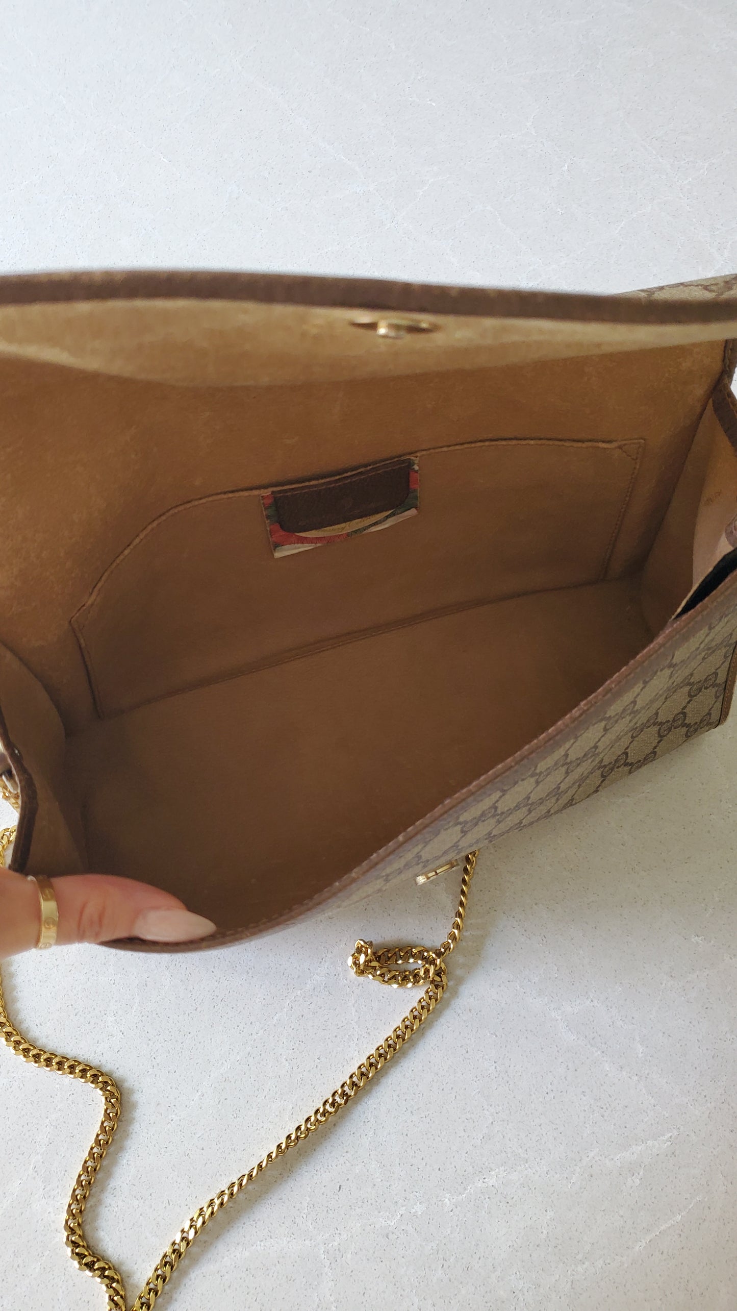 Authentic Vintage Gucci Upcycle Purse on Chains