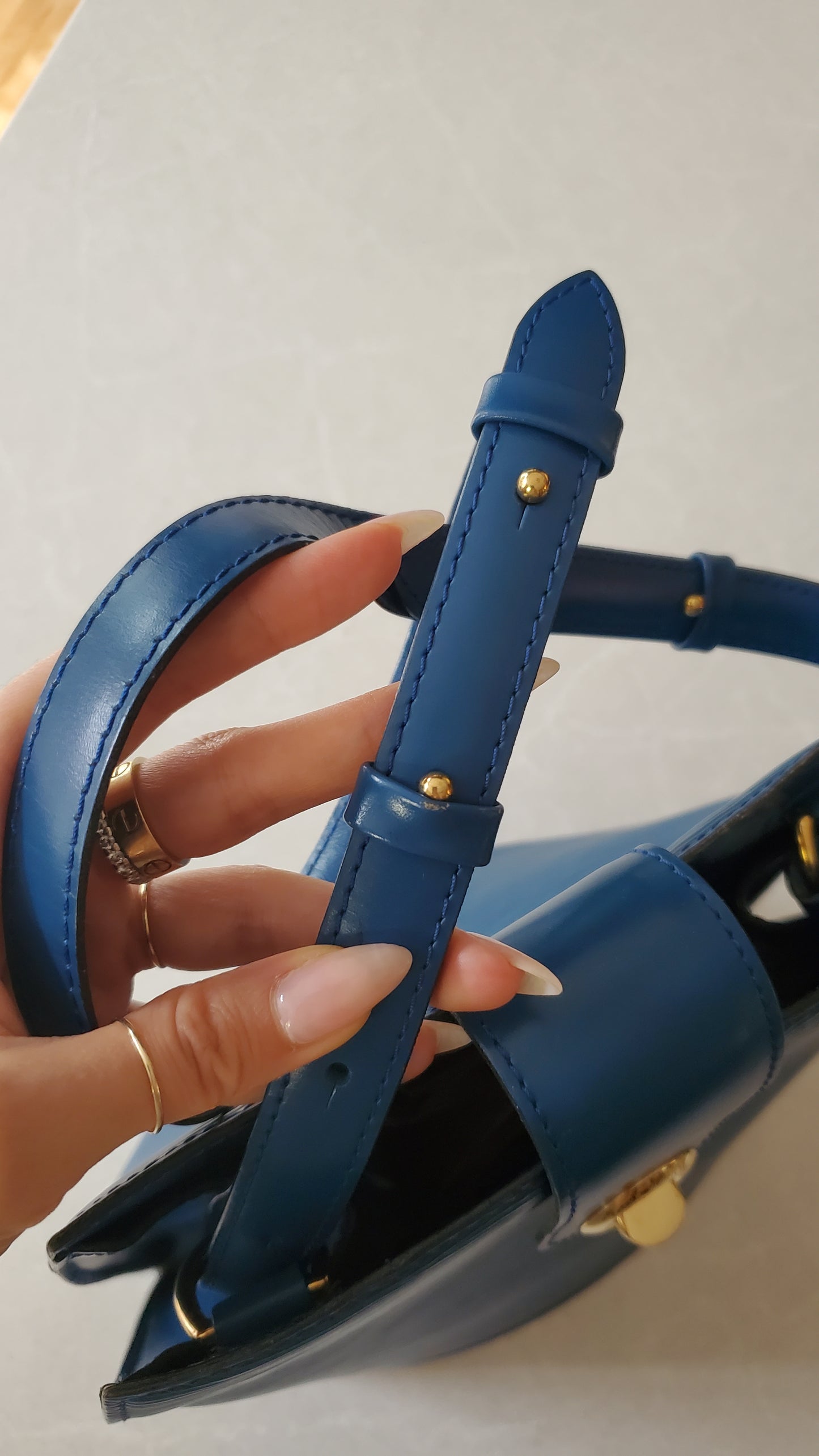 Authentic Vintage Louis Vuitton Blue Epi Bag
