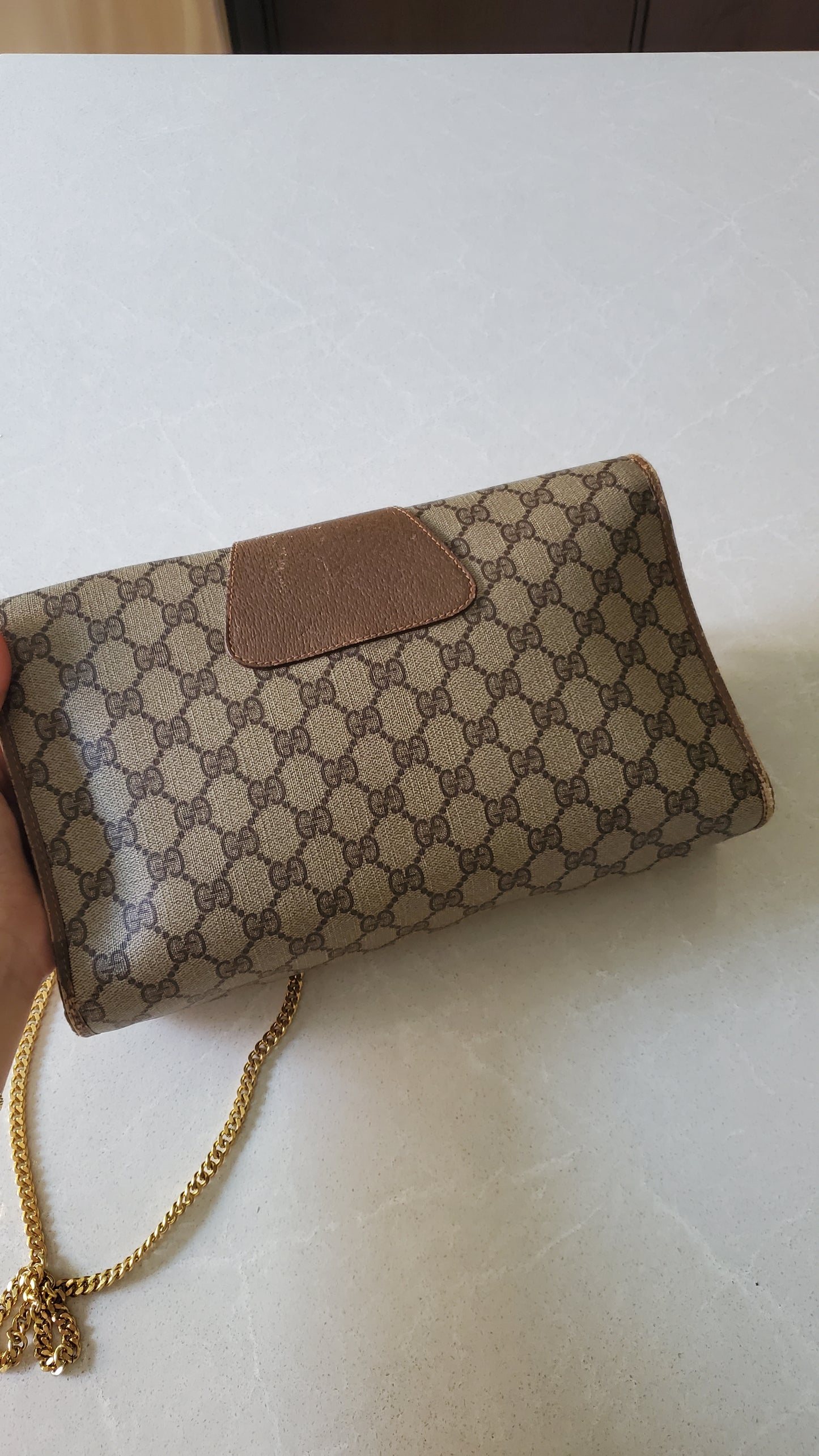 Authentic Vintage Gucci Upcycle Purse on Chains