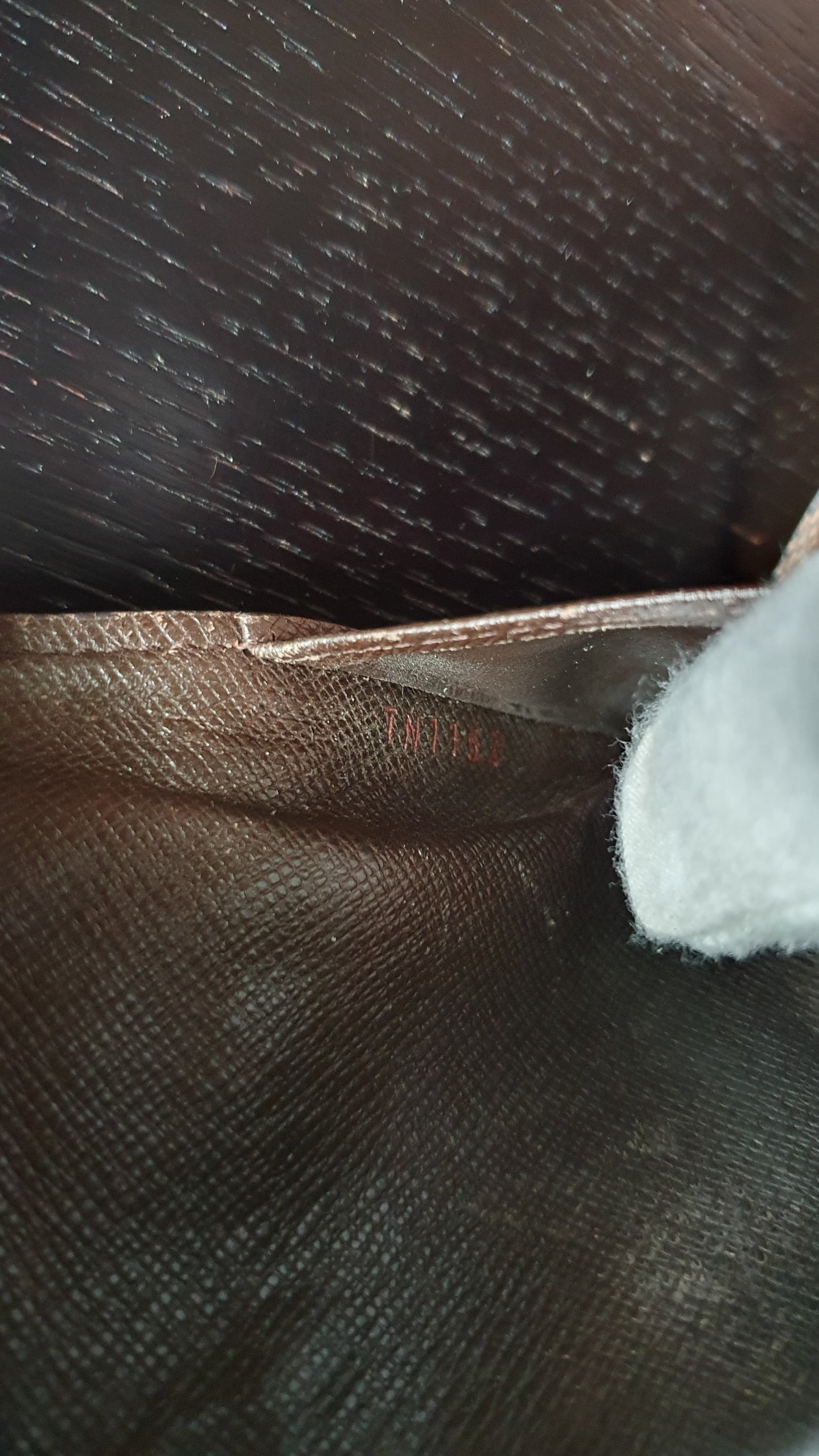 Authentic Louis Vuitton (2) Upcycle Brown Damier Wallet with Straps