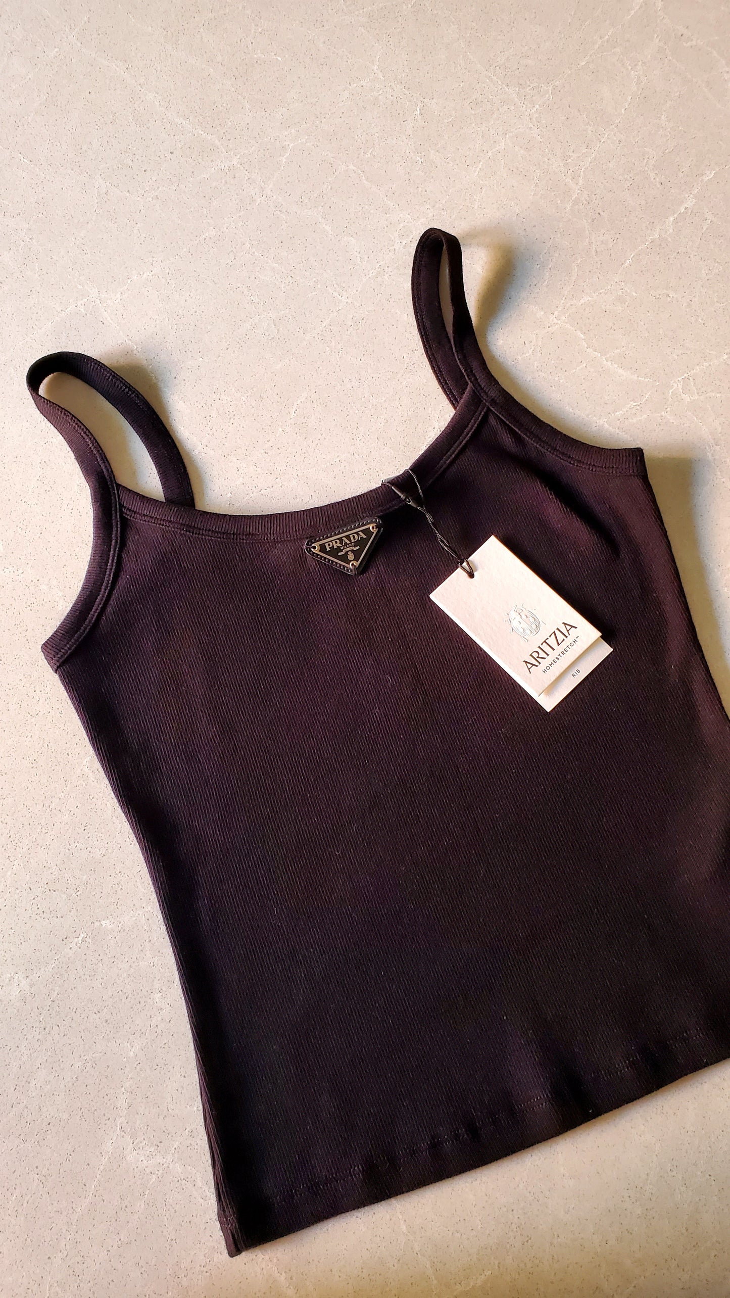 Authentic Prada/ Aritzia Upcycle Women Tank Top (Small)