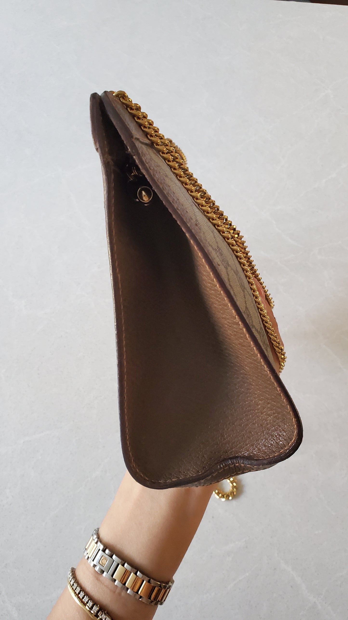 Authentic Vintage Gucci Upcycle Purse on Chains