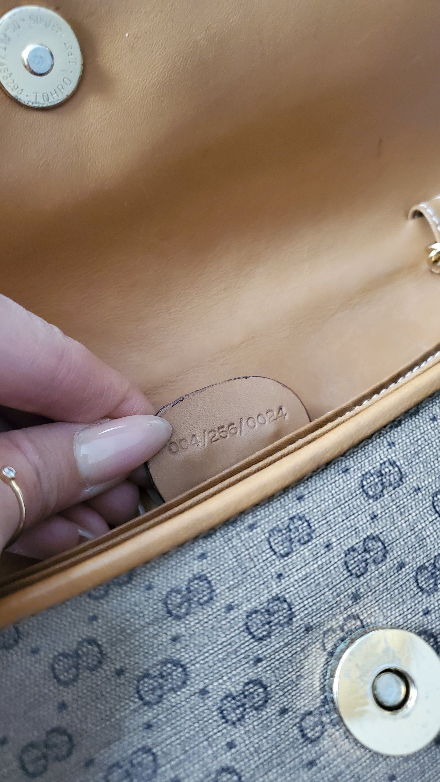 Authentic Vintage Gucci Upcycle 3 Compartments Purse on Chains