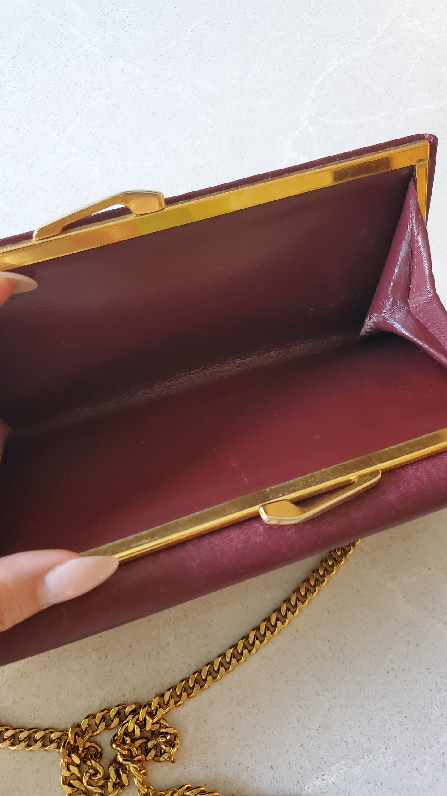 Authentic Vintage Cartier Upcycle Long Wallet on Chain