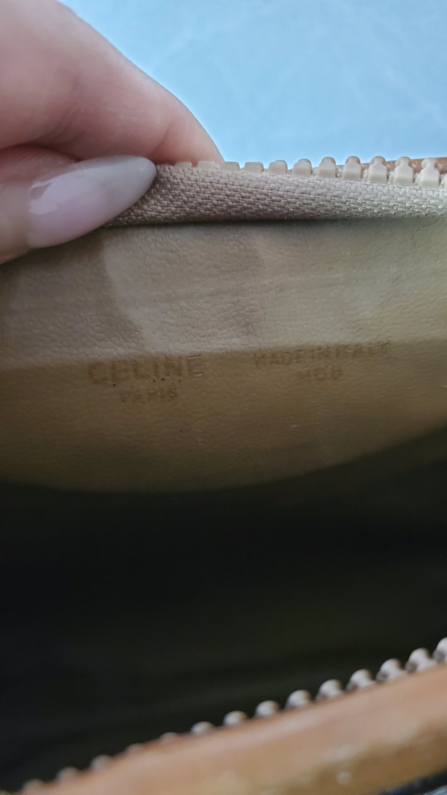 Authentic Vintage Celine Upcycle Brown/ Tan Shoulder Purse