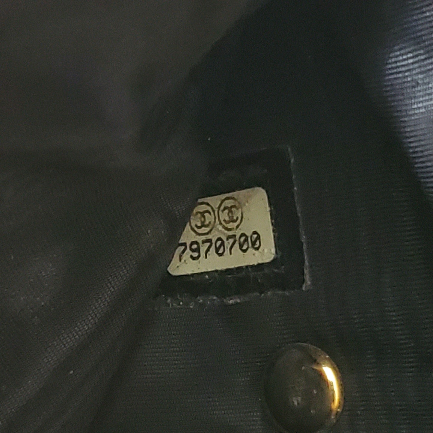 Authentic Chanel Upcycle Black Caviar Compact a Wallet with Strap