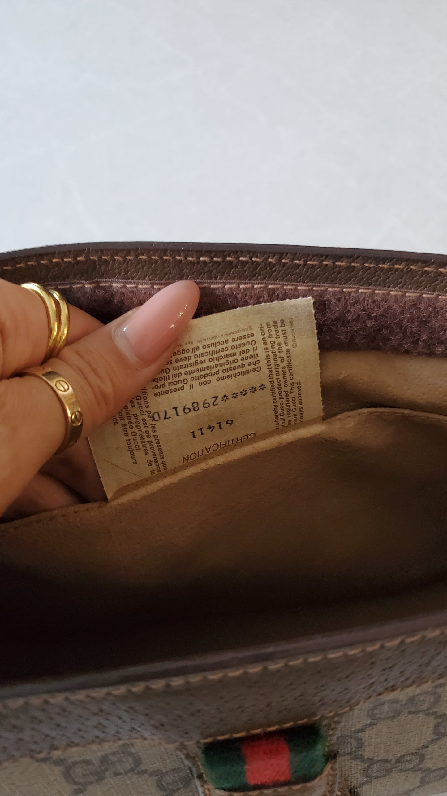 Authentic Vintage Gucci Upcycle Purse on Chains