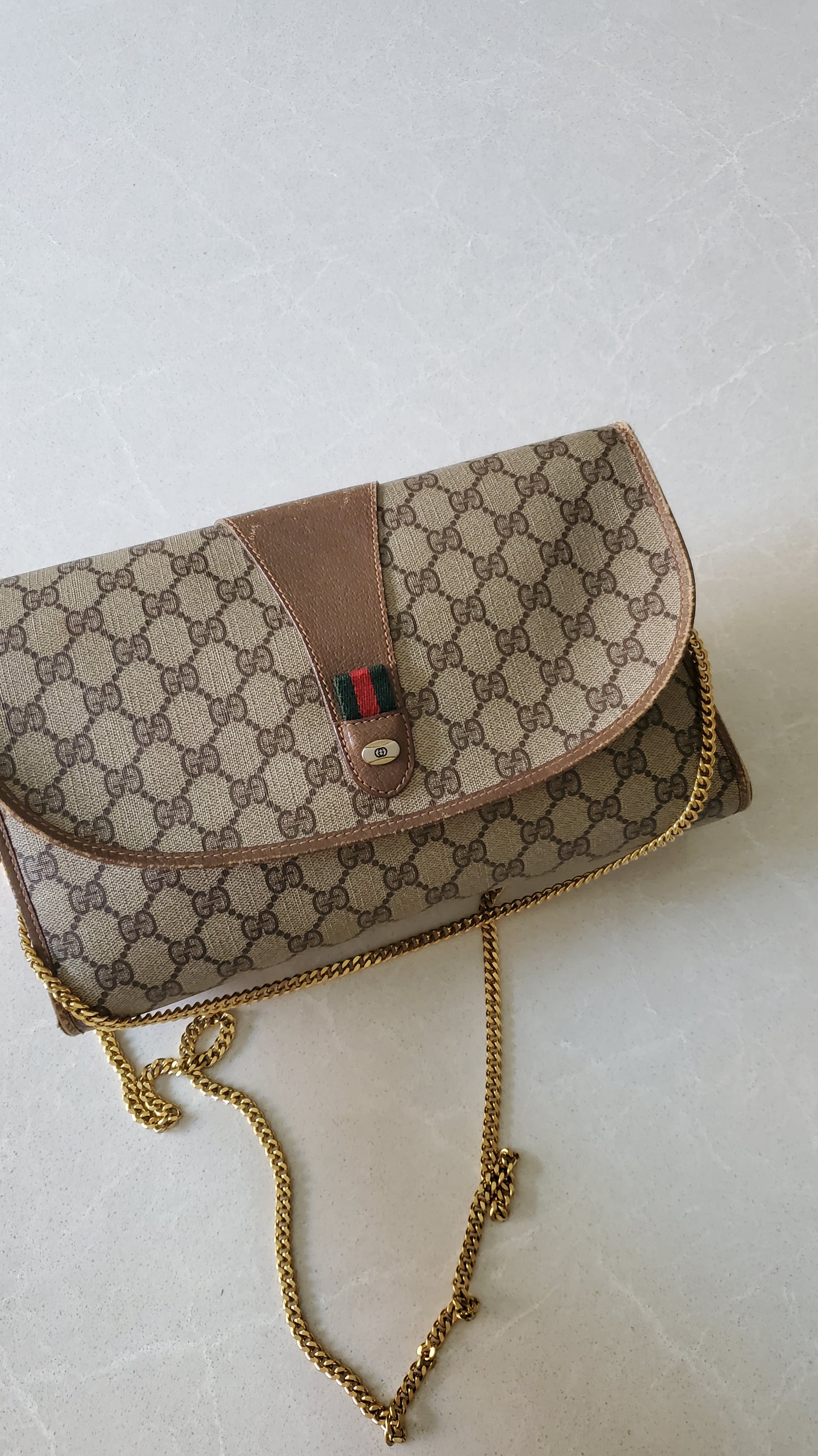 Authentic Vintage Gucci Upcycle Purse on Chains