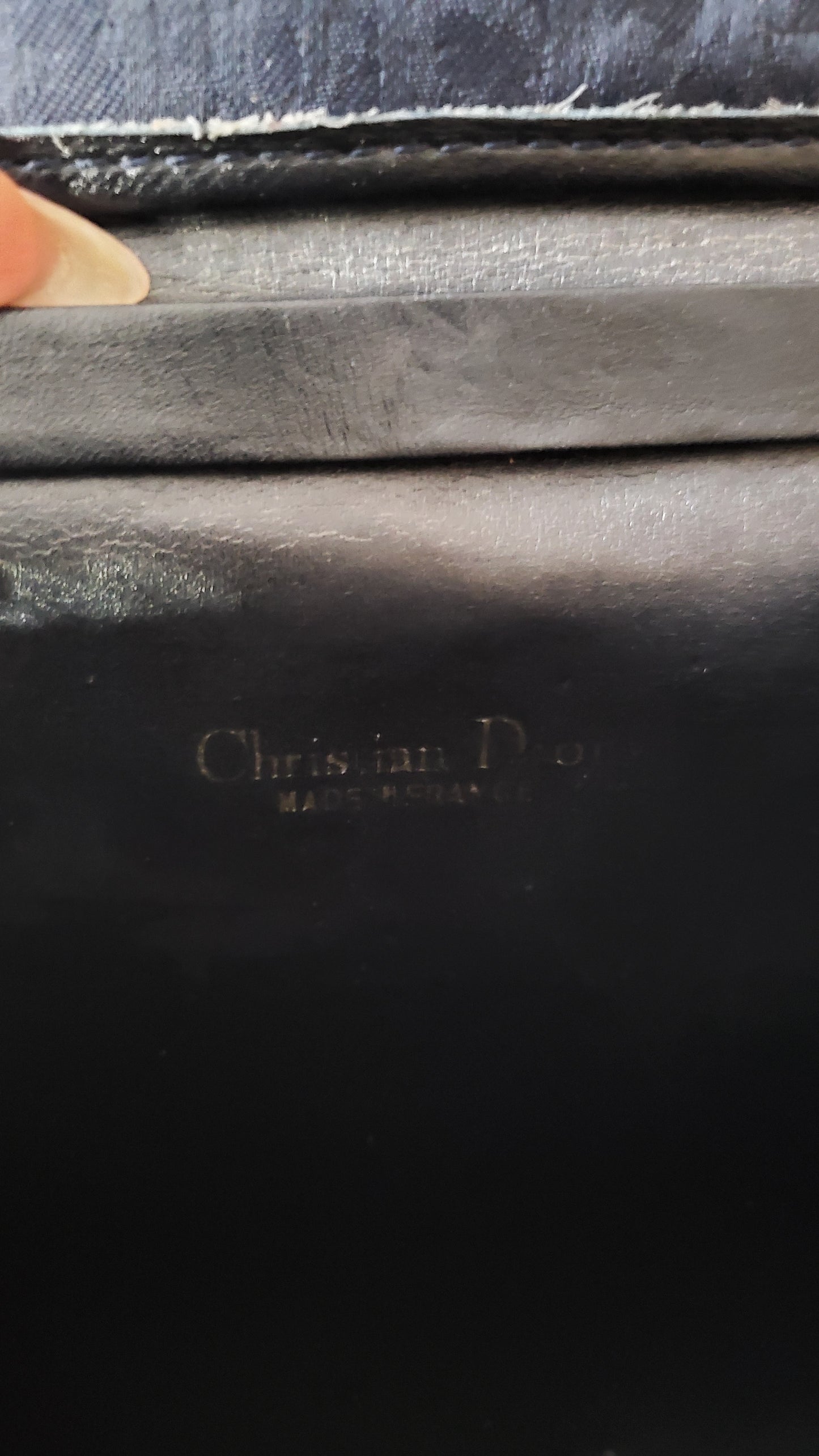 *Rare* Authentic Vintage Dior Navy Purse