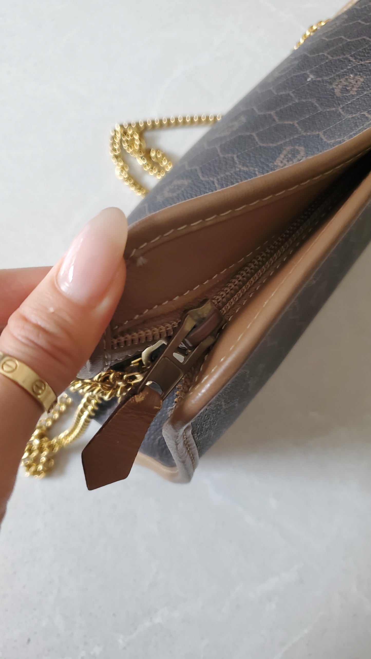 Authentic Vintage Dior Upcycle Purse on Chains