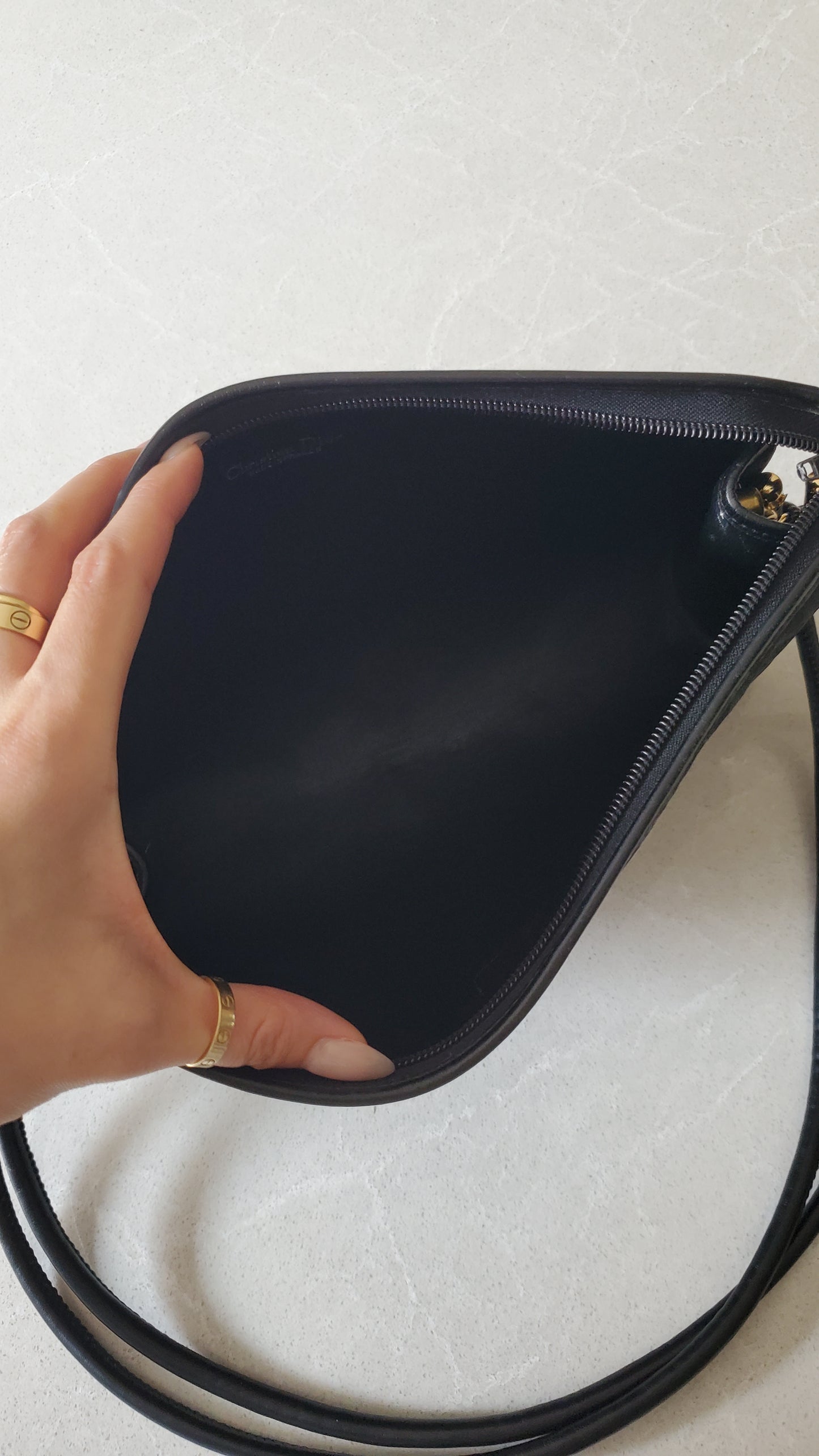 Authentic Vintage Dior Black Purse on Strap