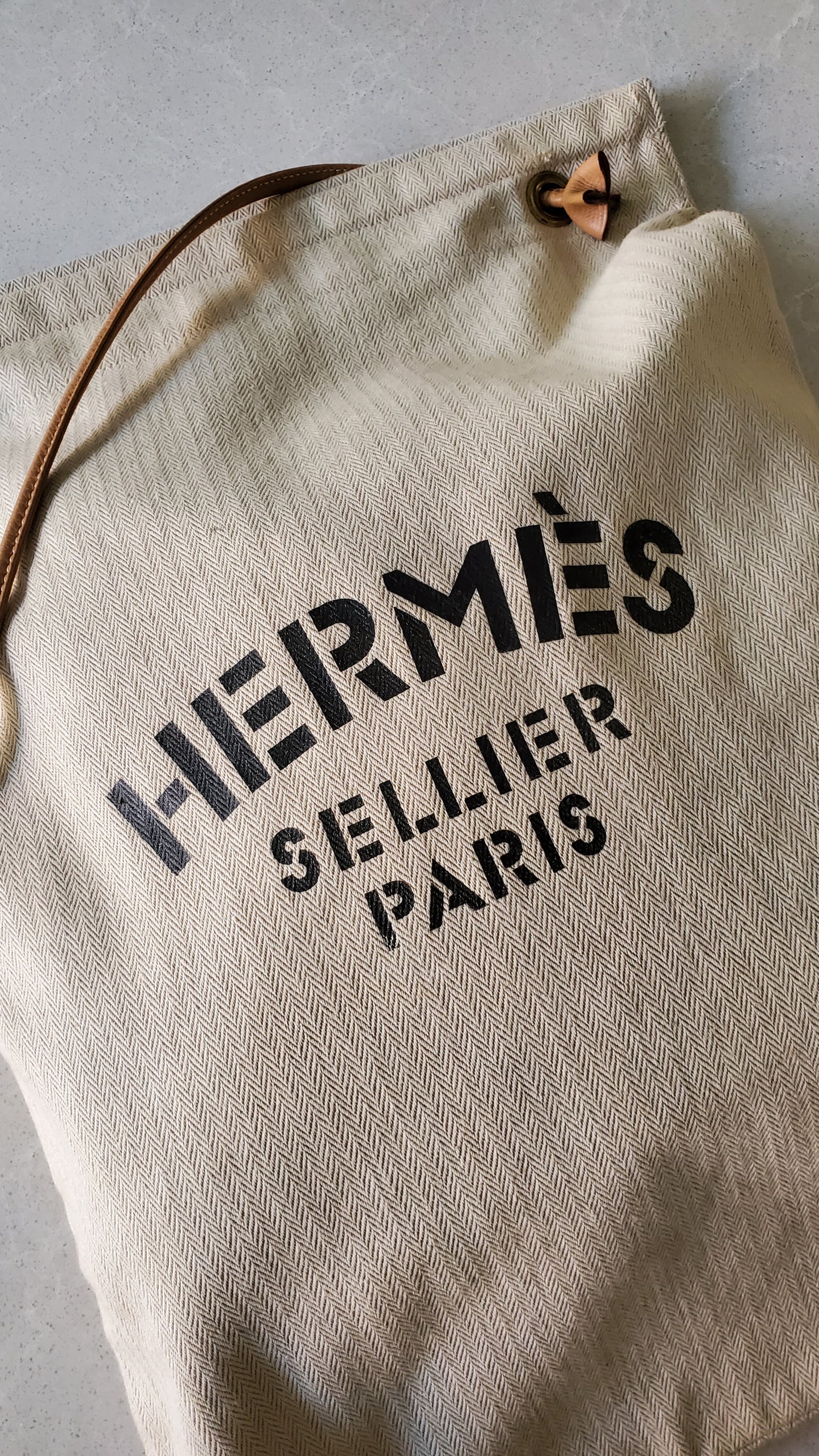 Authentic Hermès Large Tote Bag