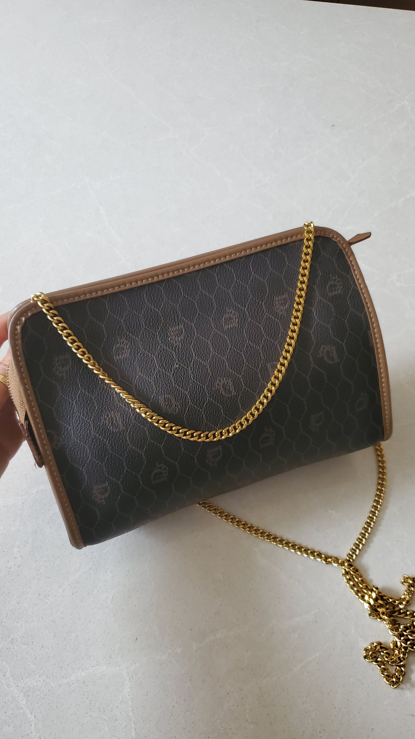 Authentic Vintage Dior Upcycle Purse on Chains