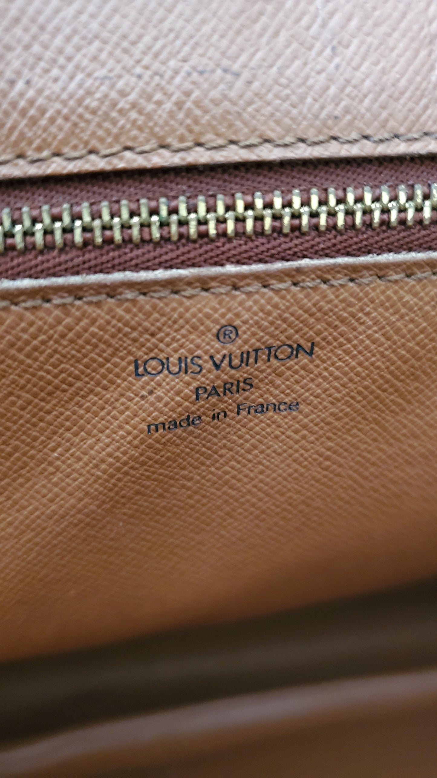 Authentic Vintage Louis Vuitton Upcycle (Large) Purse on Strap & Chain