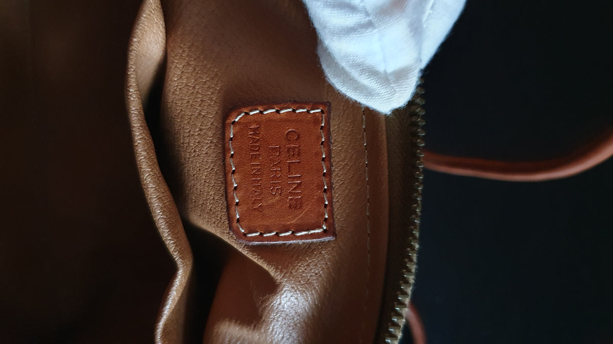 Authentic Vintage Celine Upcycle Brown Purse with Straps