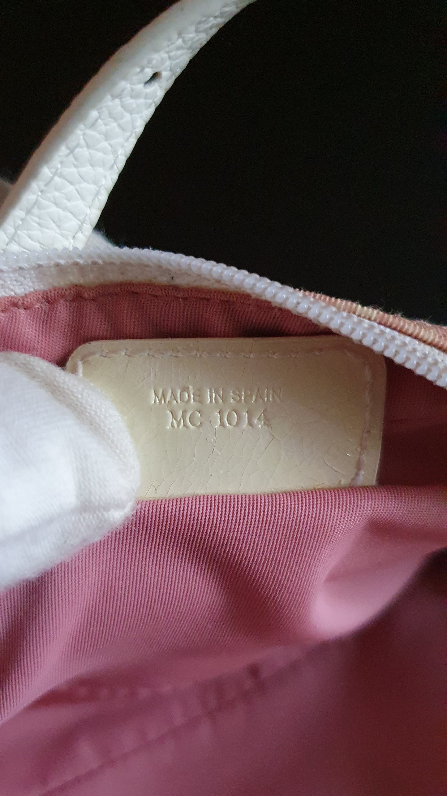 Authentic Vintage Dior Upcycle Pink Shoulder Pouch Purse with Two Handles