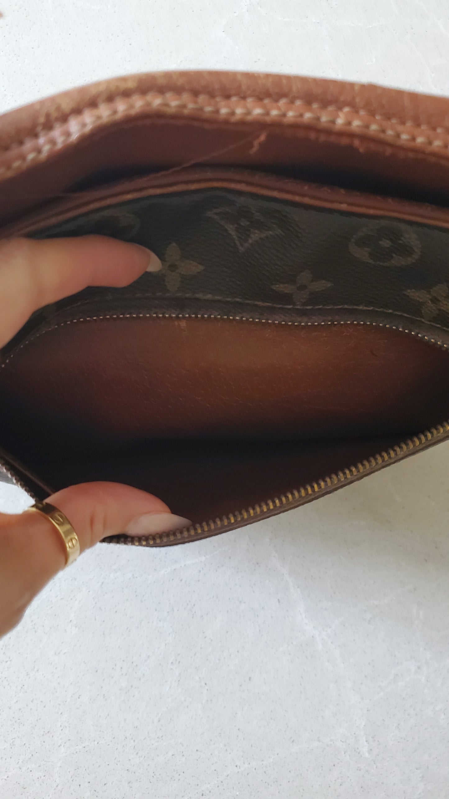 Authentic Vintage Louis Vuitton Upcycle Purse on Chain & Strap