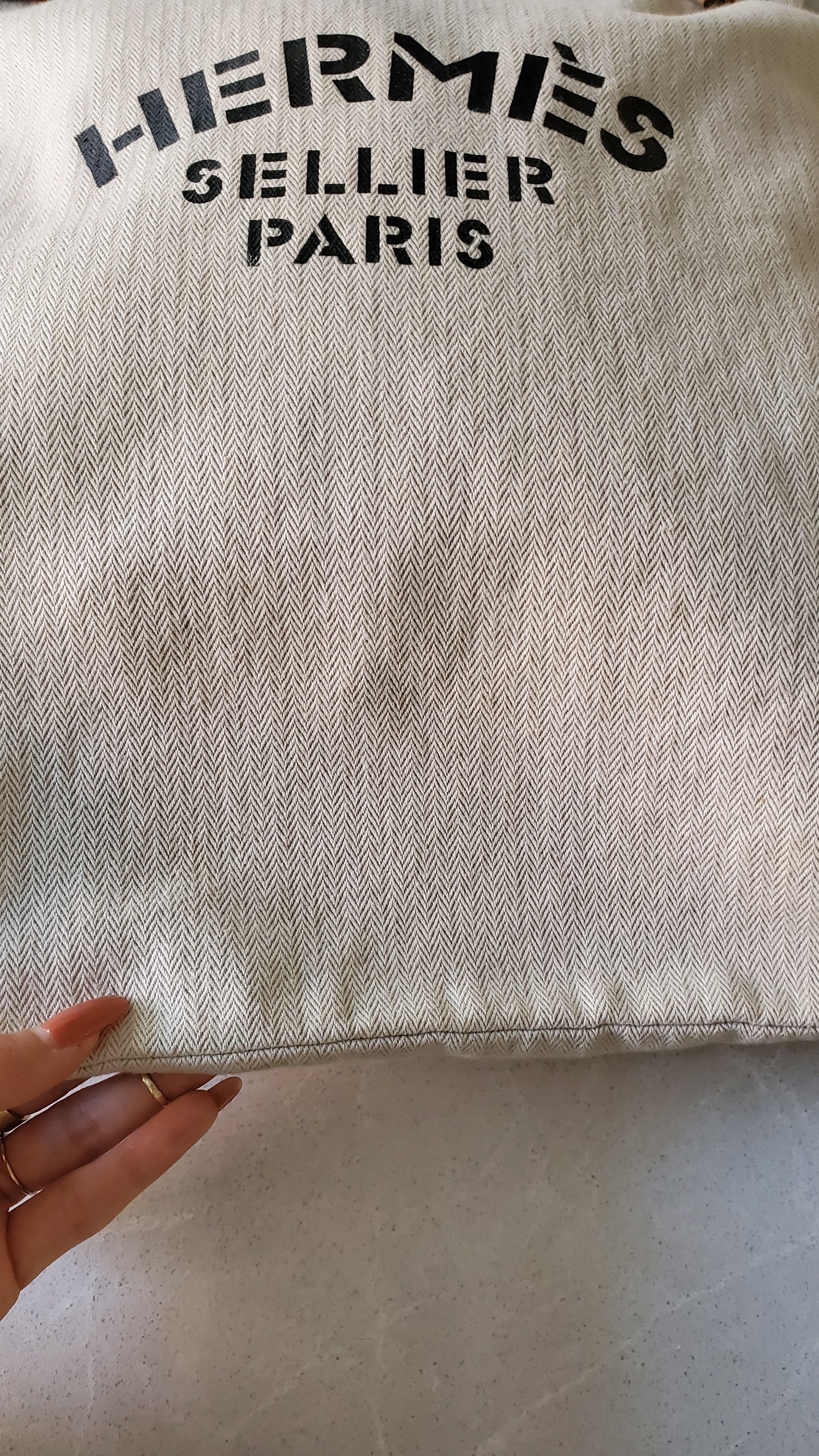 Authentic Hermès Large Tote Bag
