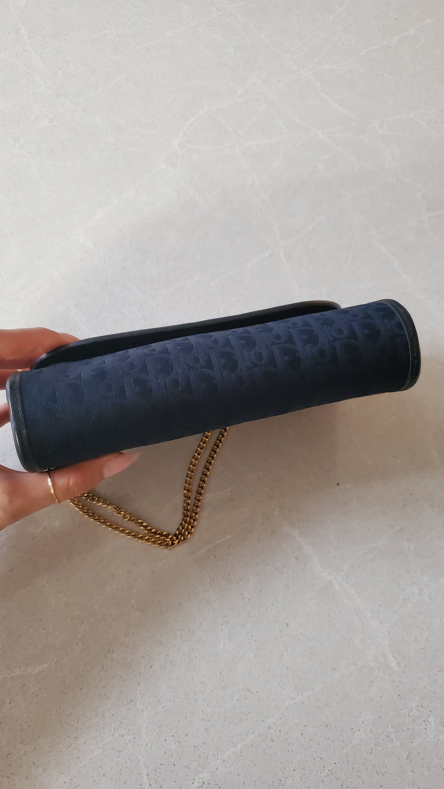 *Rare* Authentic Vintage Dior Navy Purse