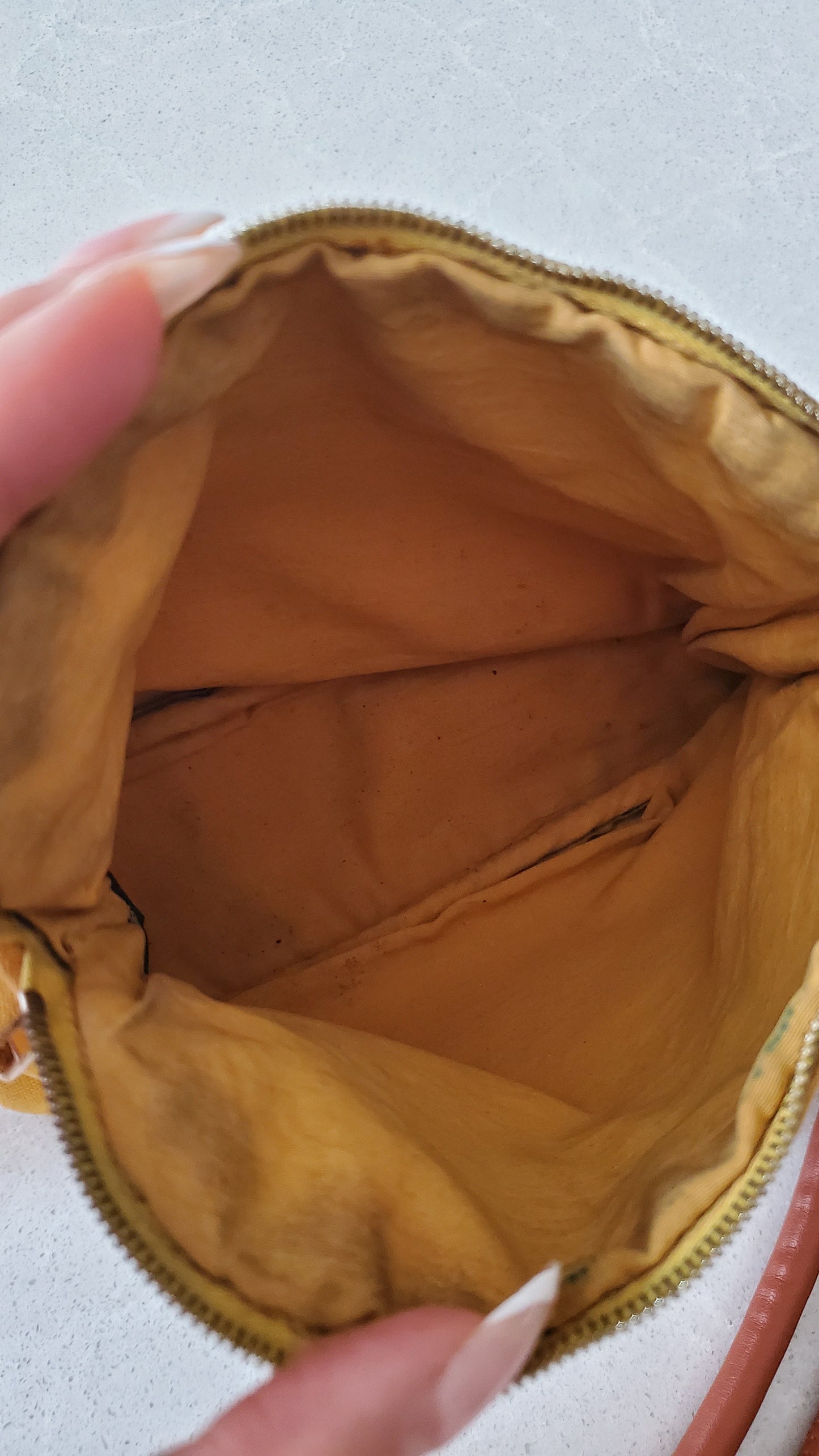 Authentic Hermès Upcycle Canvas Pochette with Strap