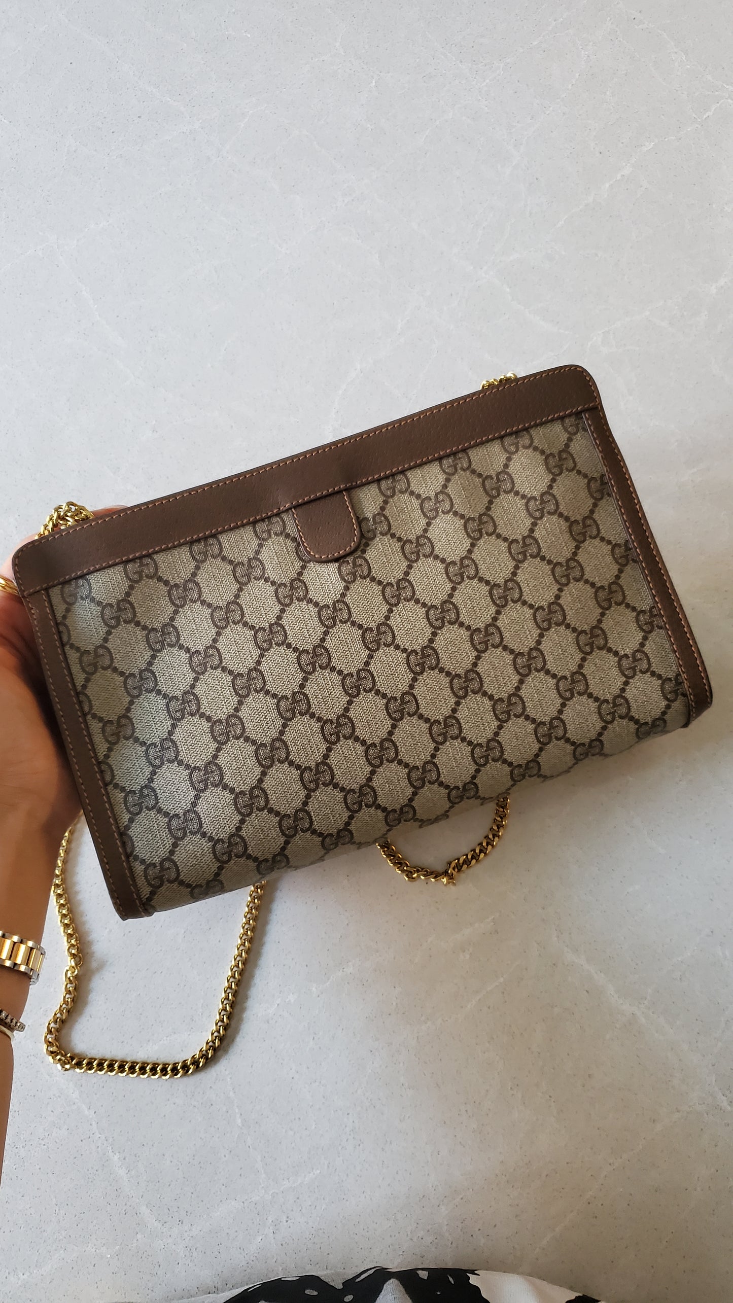 Authentic Vintage Gucci Upcycle Purse on Chains
