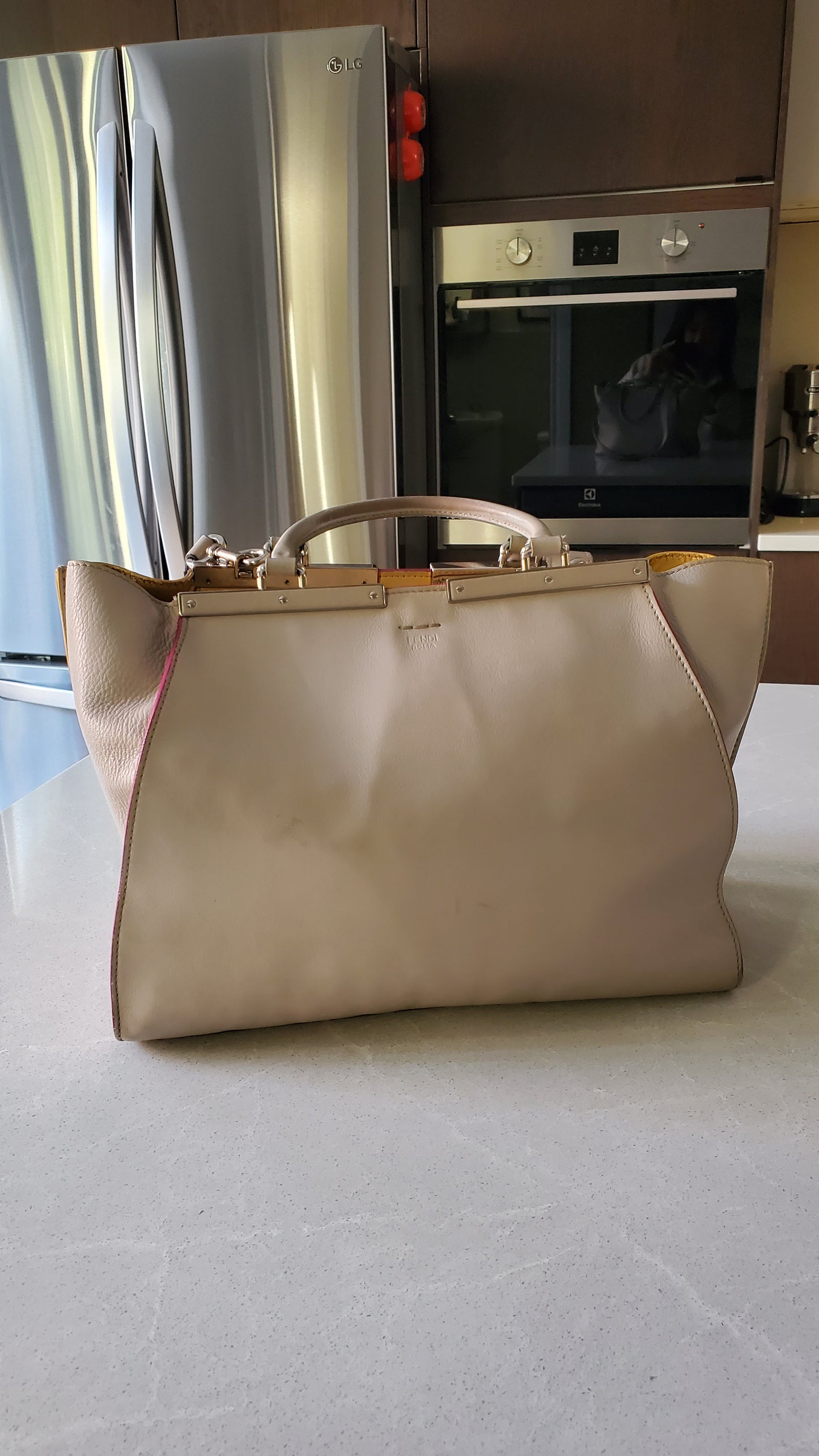 Authentic Fendi Large Leather Bag