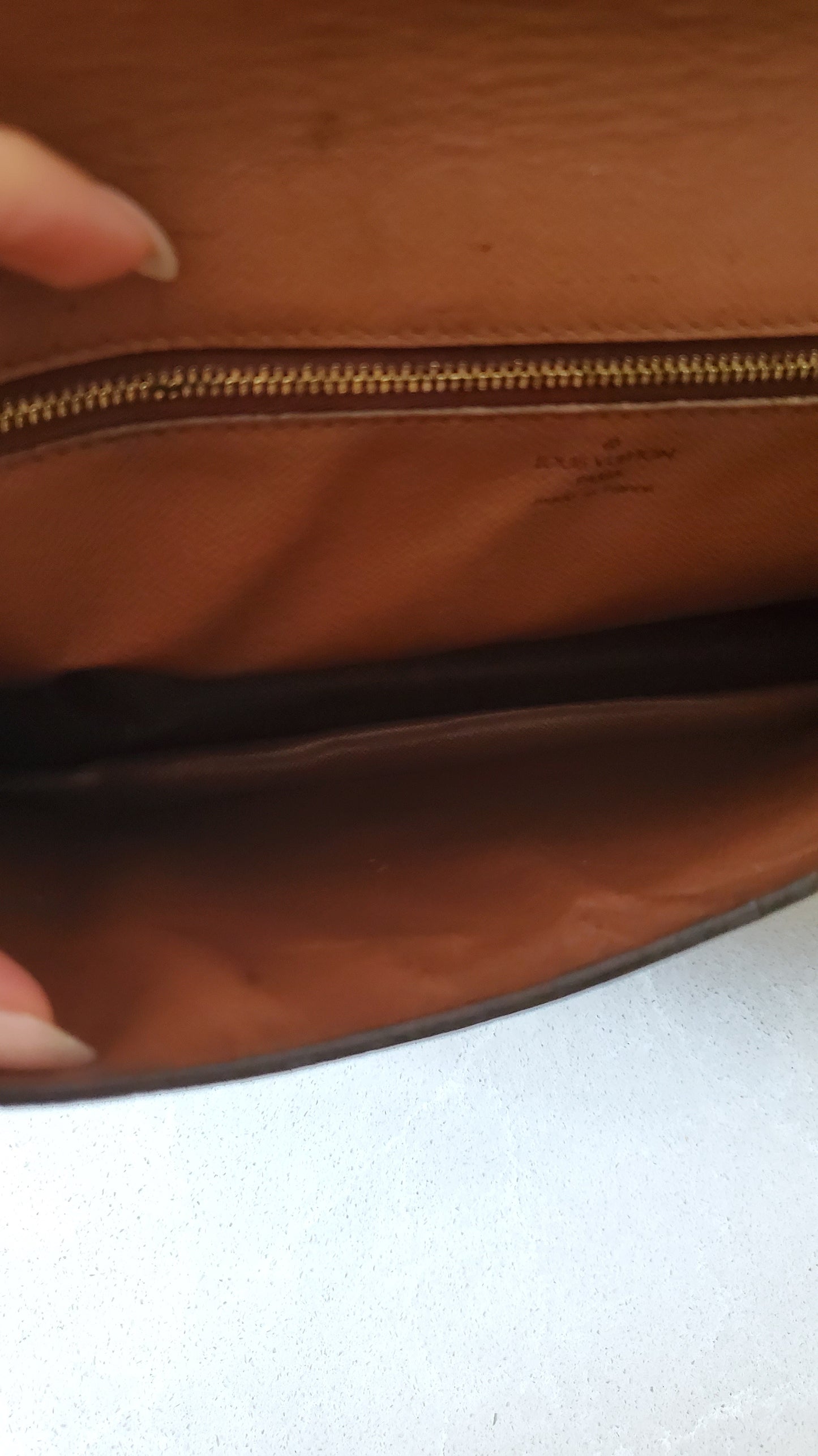 Authentic Vintage Louis Vuitton Upcycle (Large) Purse on Strap & Chain