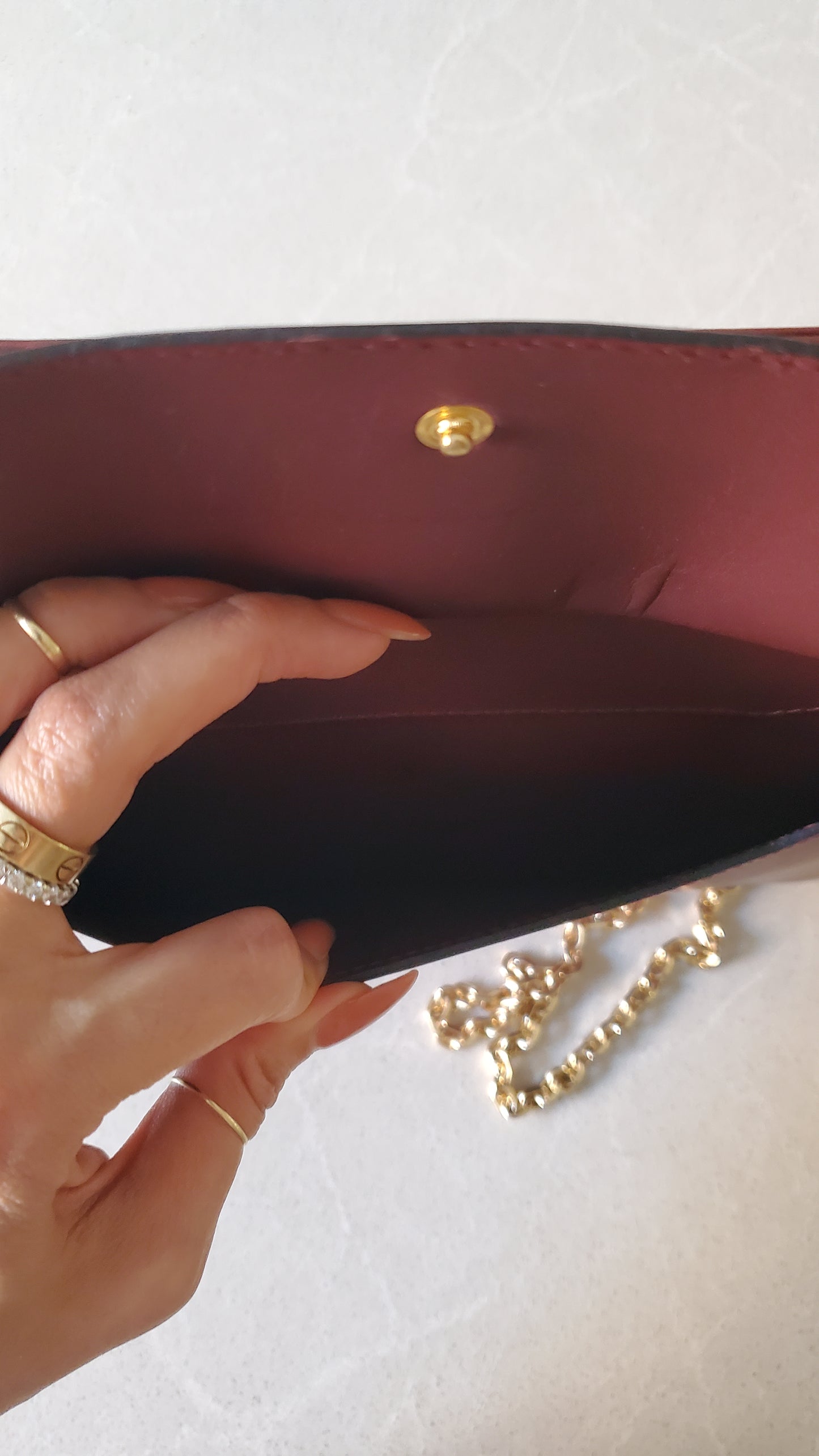 Authentic Vintage Cartier Upcycle Purse on Chains
