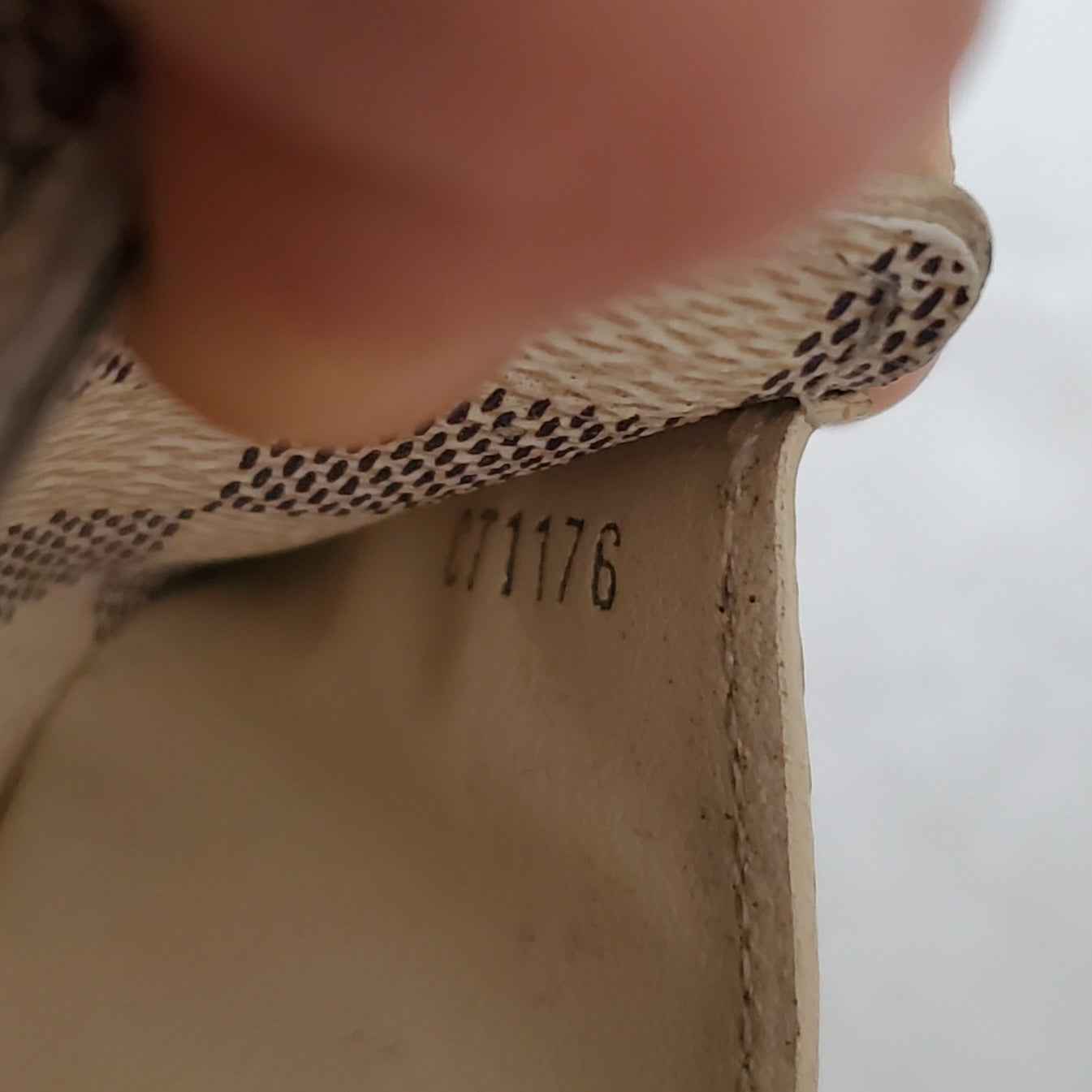 Authentic Louis Vuitton Damier Upcycle Wallet on Chain