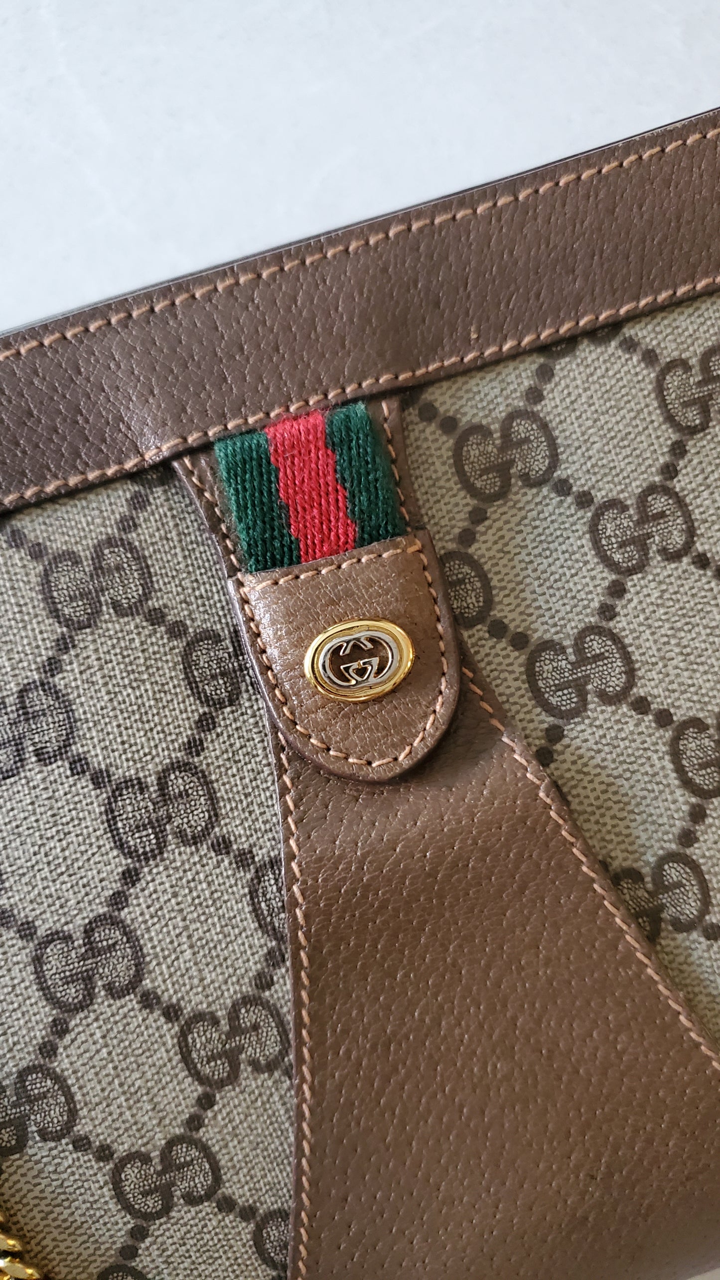 Authentic Vintage Gucci Upcycle Purse on Chains