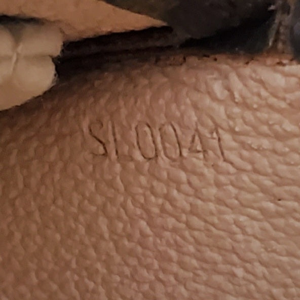 Authentic Vintage Louis Vuitton (Cream Insert) Upcycle Toiletry Pouch with Chain & 2 Straps