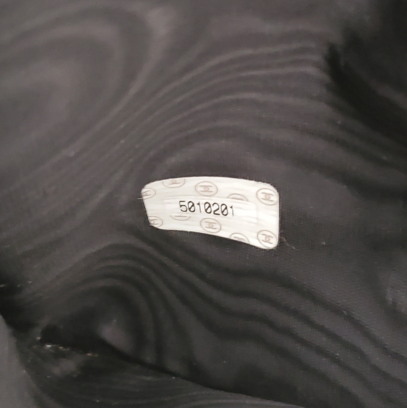 Authentic Chanel Upcycle Green Caviar Wallet on Chain