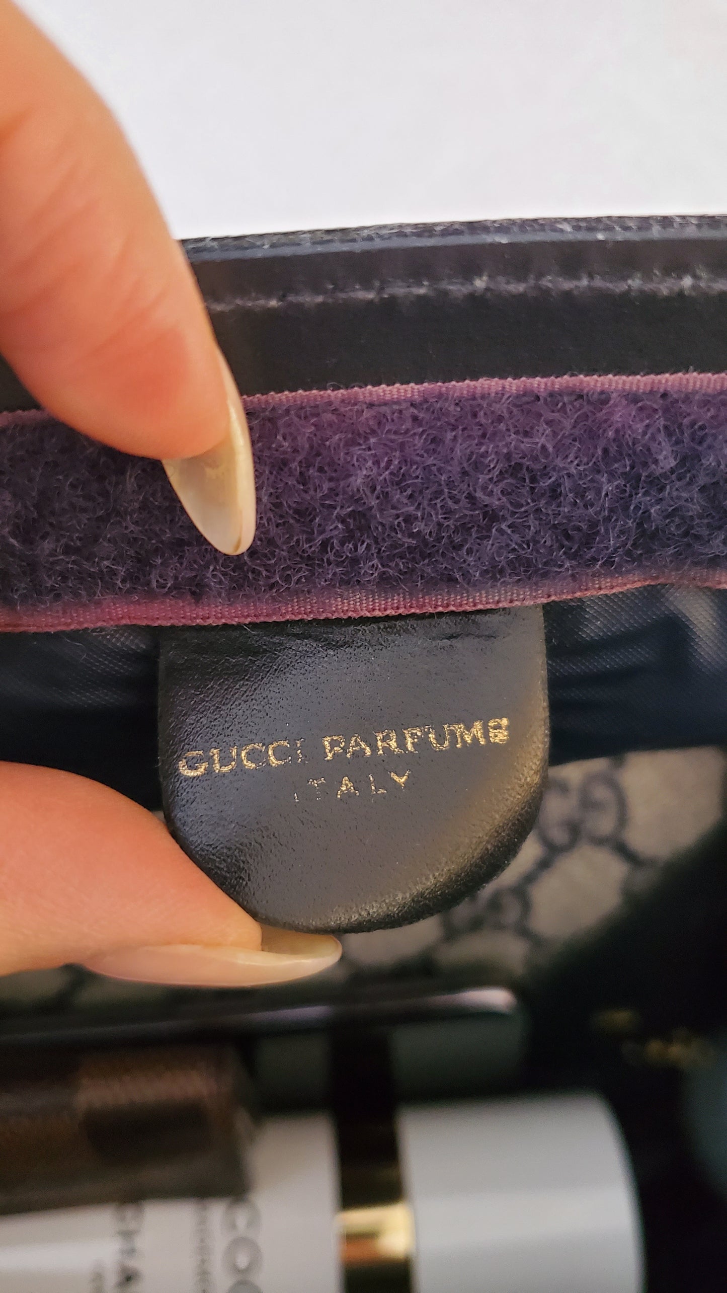 Authentic Vintage Upcycle Gucci Large Bag on Chains (with velcro closing)