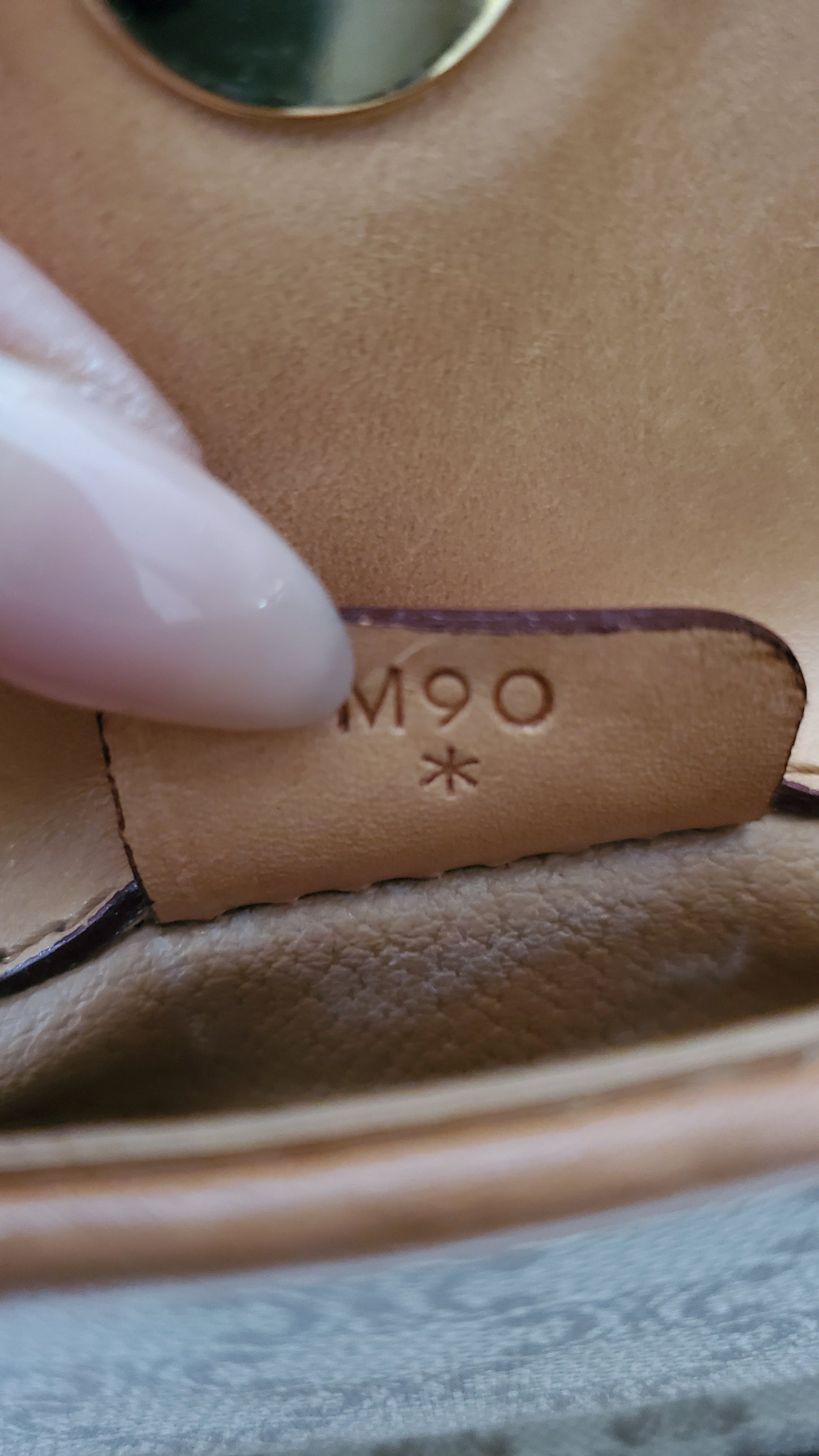 Authentic Vintage Celine Upcycle (Tan) Purse on Strap