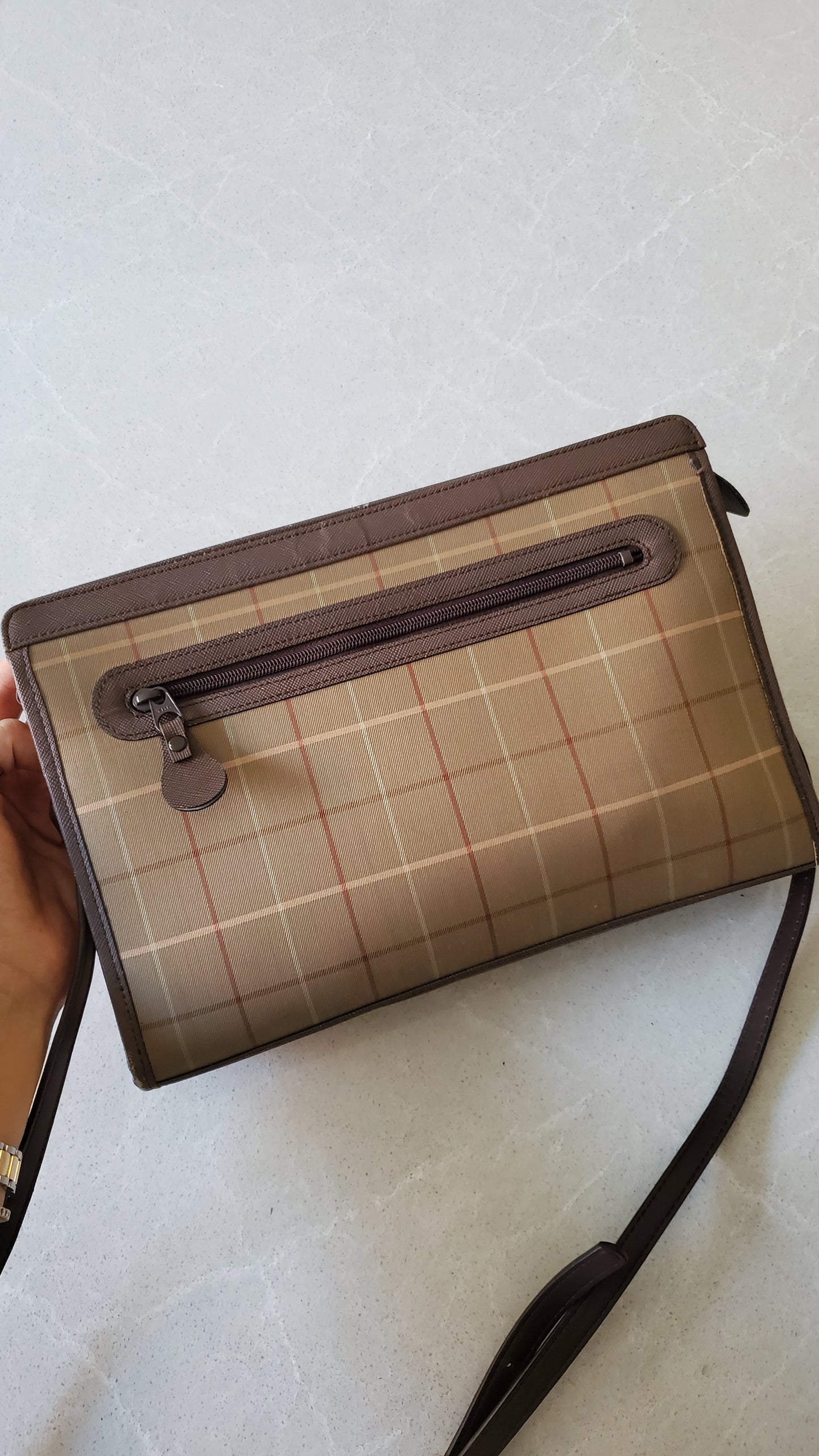 Authentic Burberry Upcycle Purse on Strap